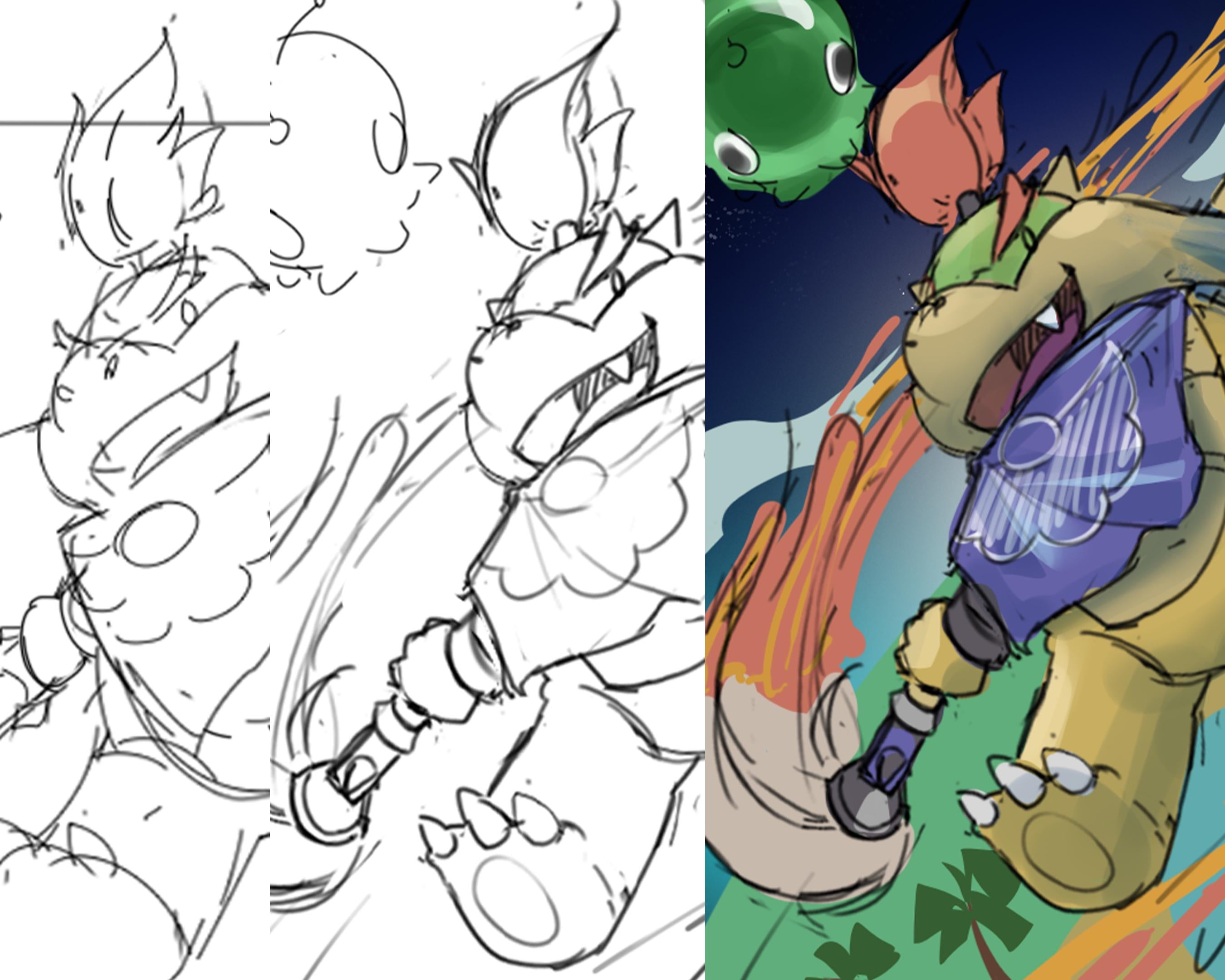 Commission Prints | Bowser Jr.