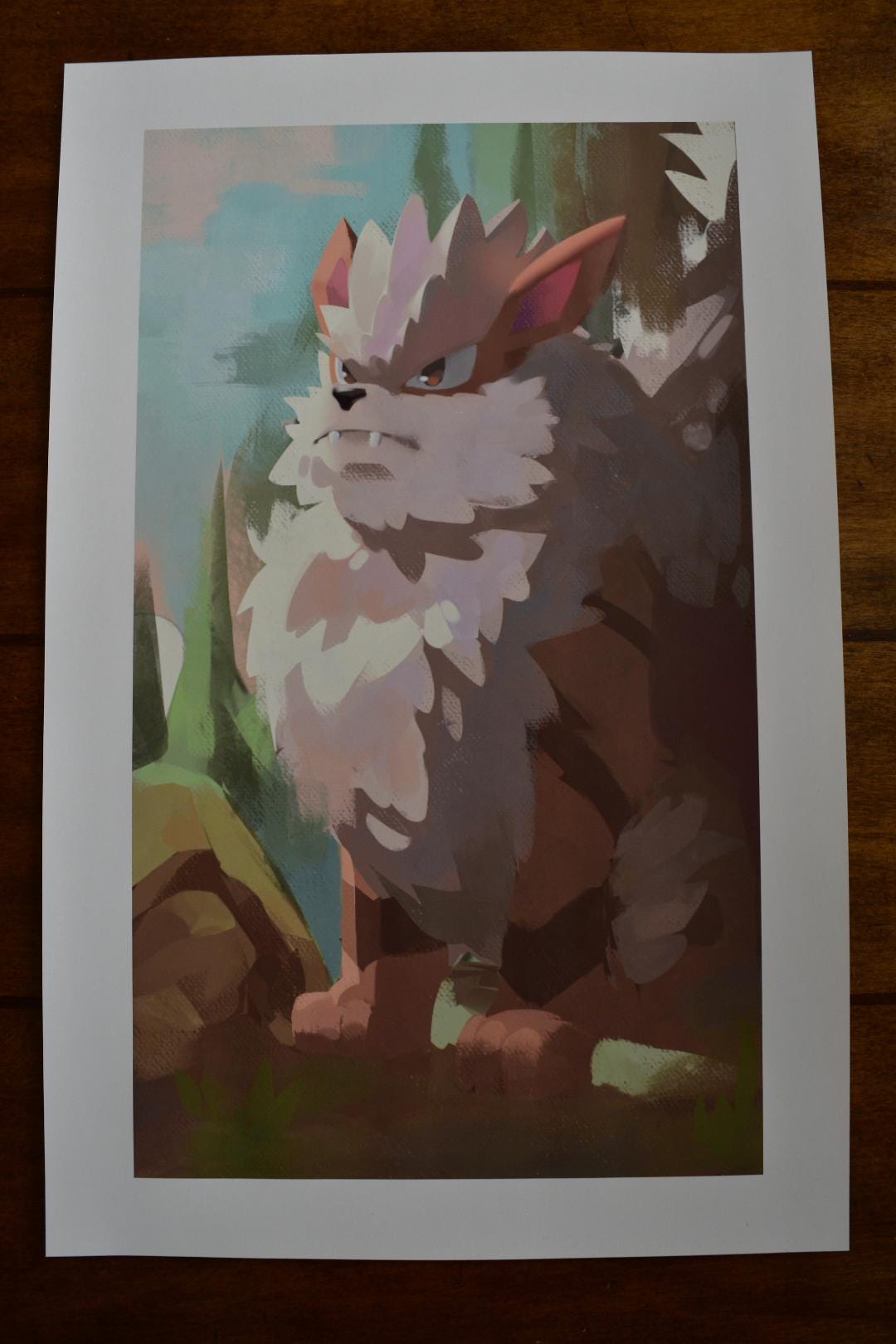 XI Justice - Arcanine | Arcanamon Major Arcana Print (1st Edition)