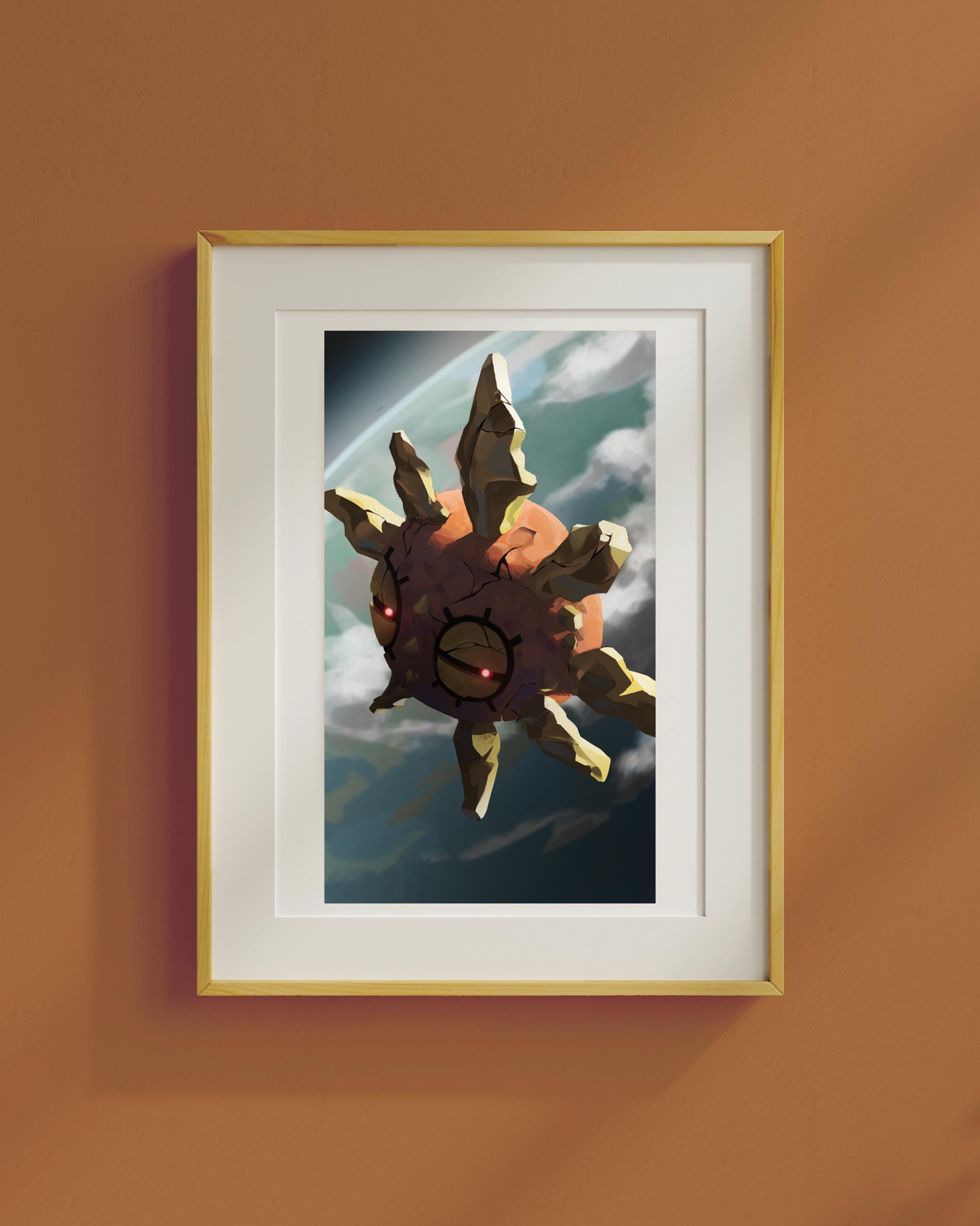 XIX The Sun - Solrock | Arcanamon Major Arcana Print (1st Edition)