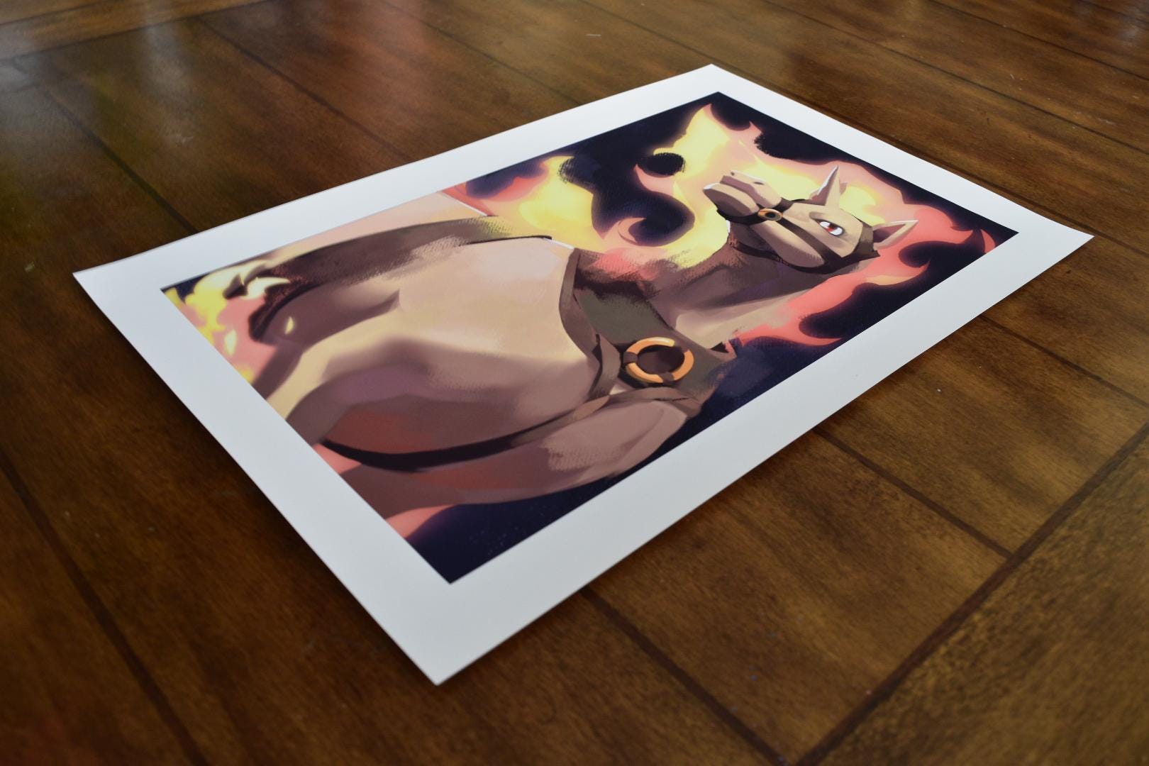 VII The Chariot - Rapidash | Arcanamon Major Arcana Print (1st Edition)