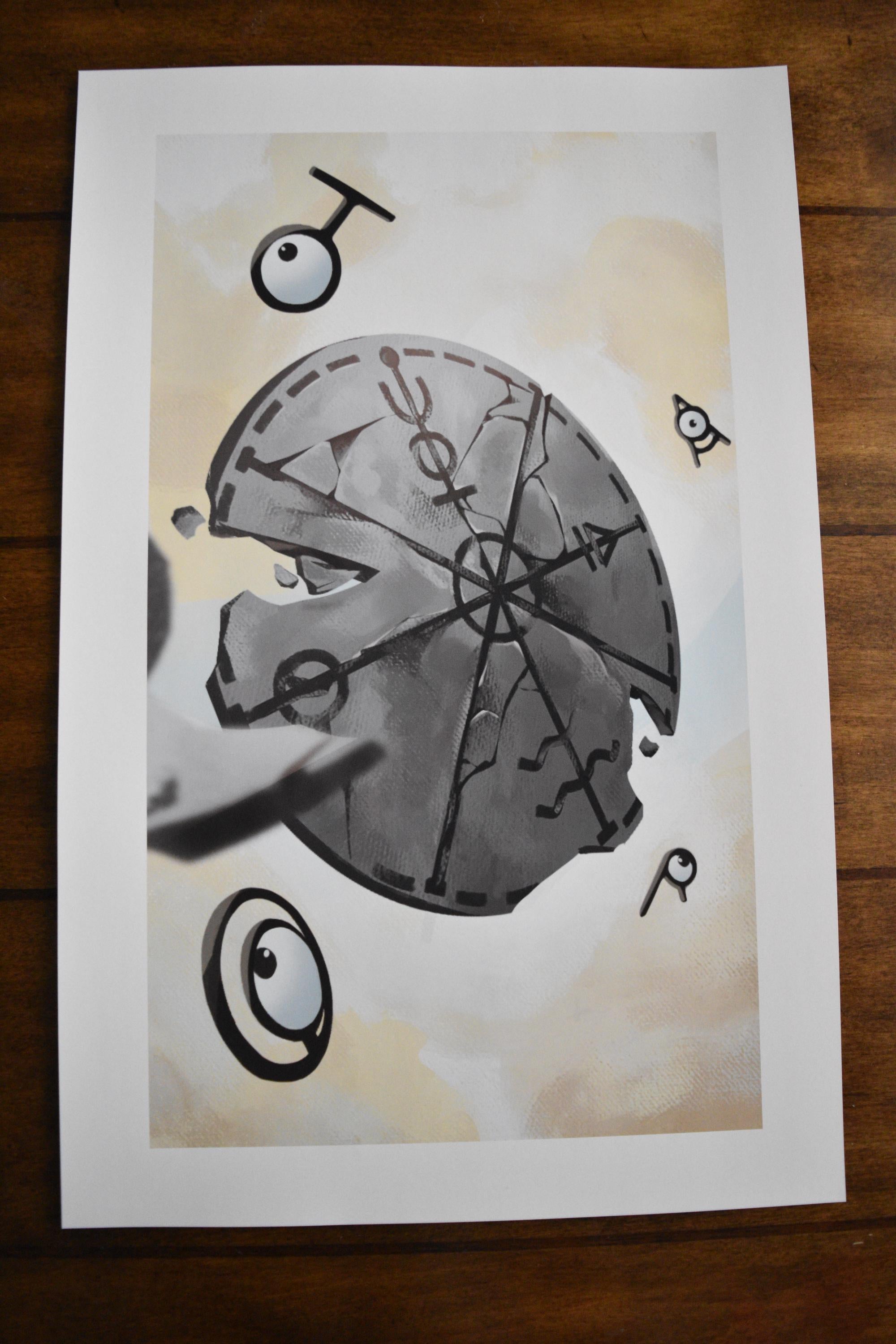 X Wheel of Fortune - Unknown | Arcanamon Major Arcana Print (1st Edition)