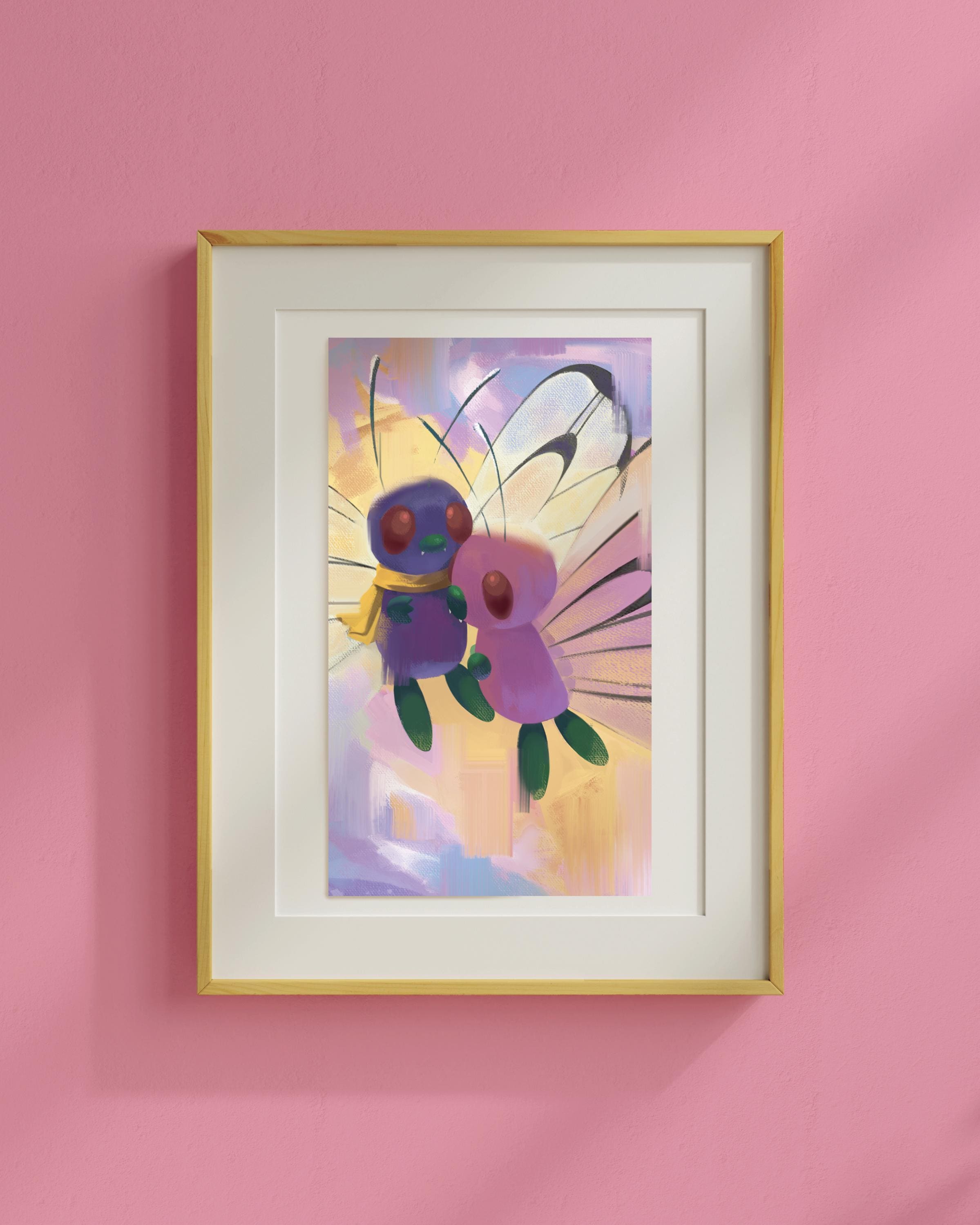 VI The Lovers - Butterfree | Arcanamon Major Arcana Print (1st Edition)