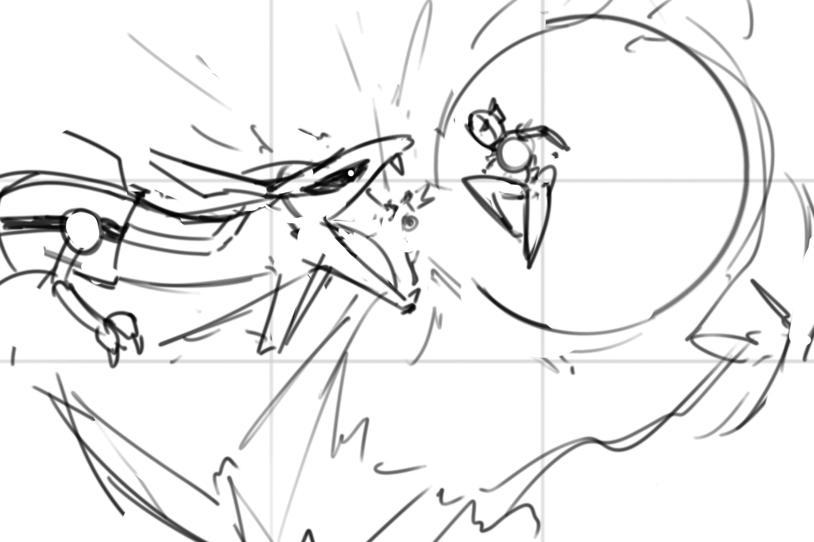 Pokémon Prints | Rayquaza vs Deoxys
