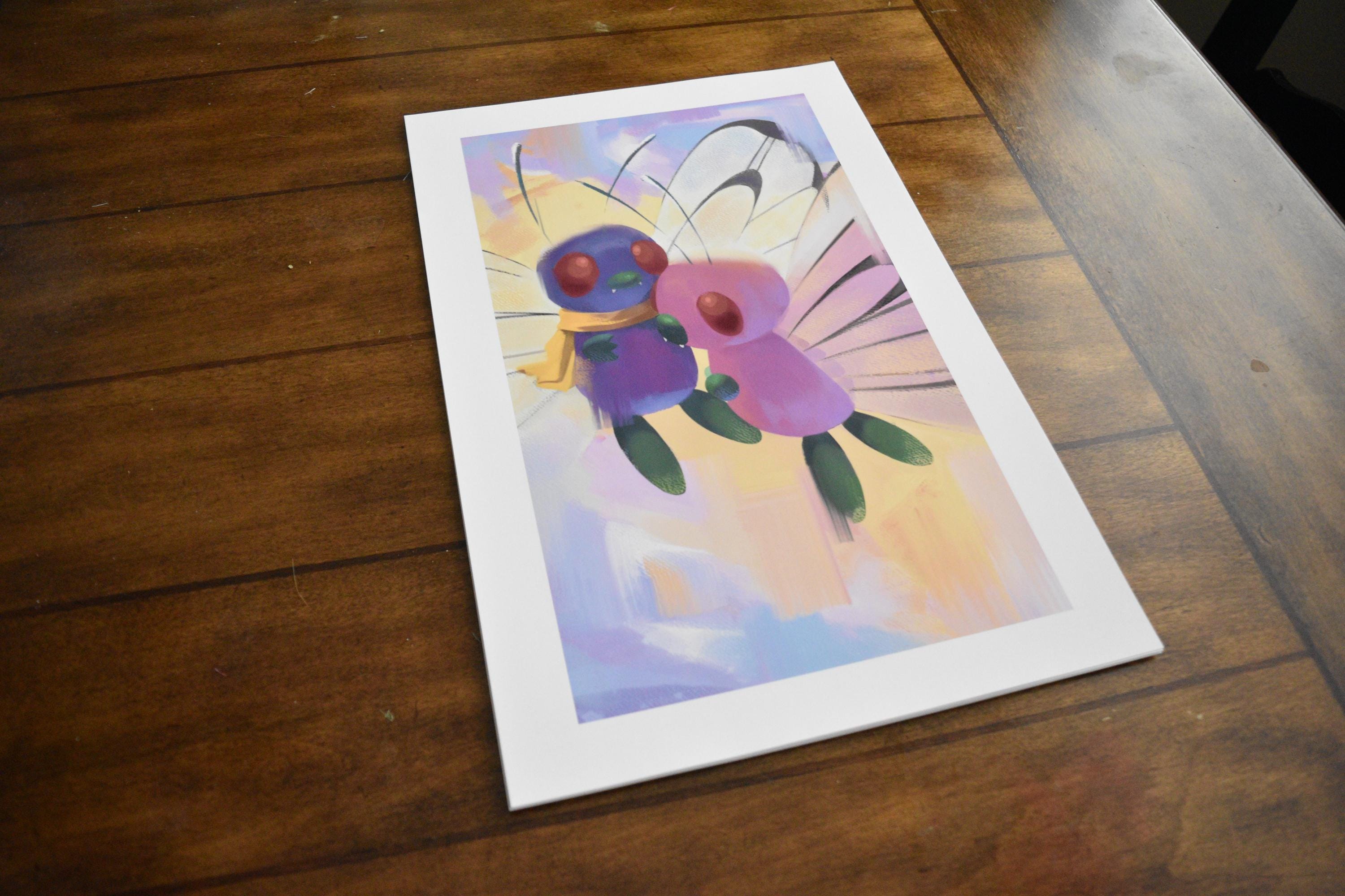VI The Lovers - Butterfree | Arcanamon Major Arcana Print (1st Edition)