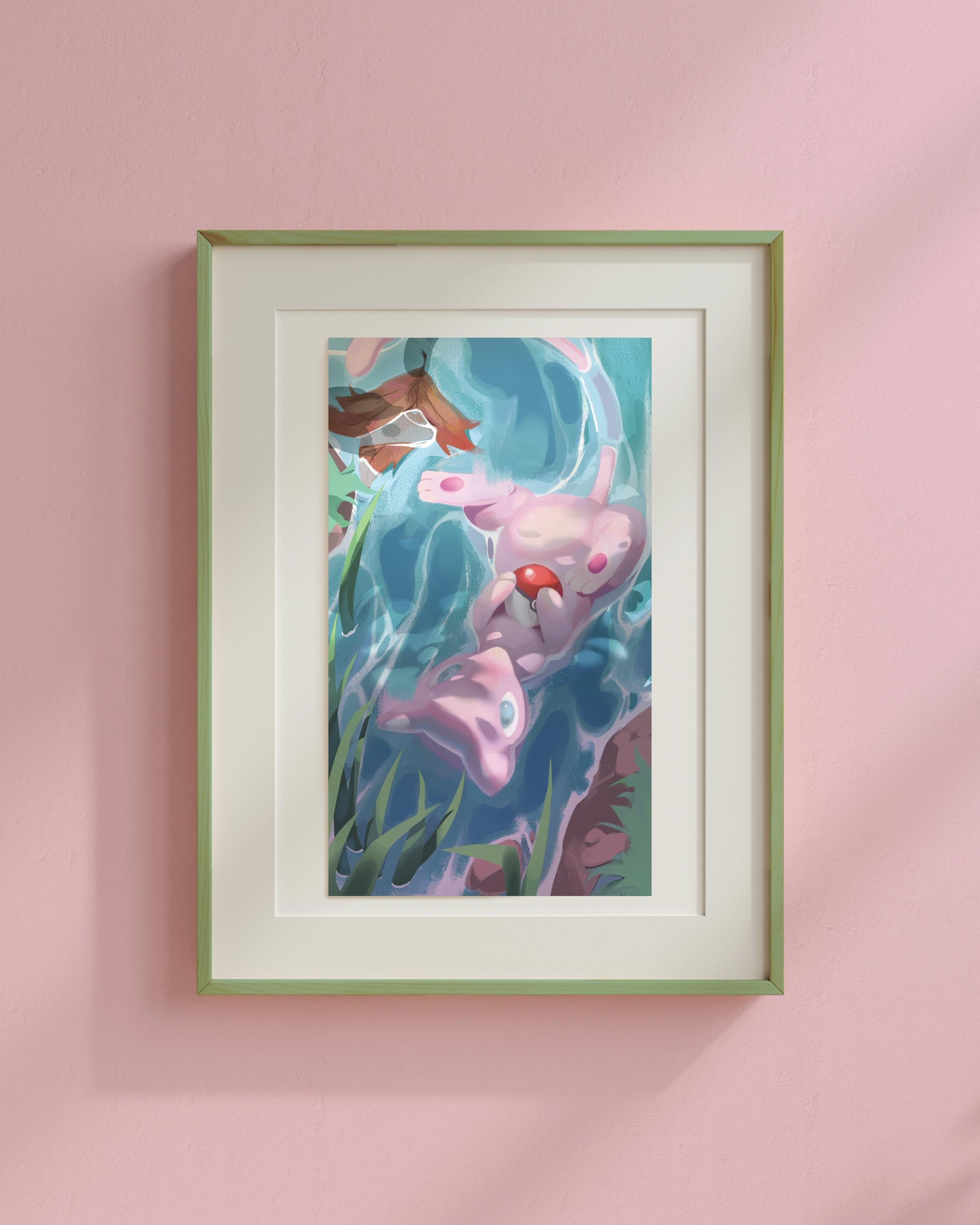 III The Emperess - Mew | Arcanamon Major Arcana Print (1st Edition)