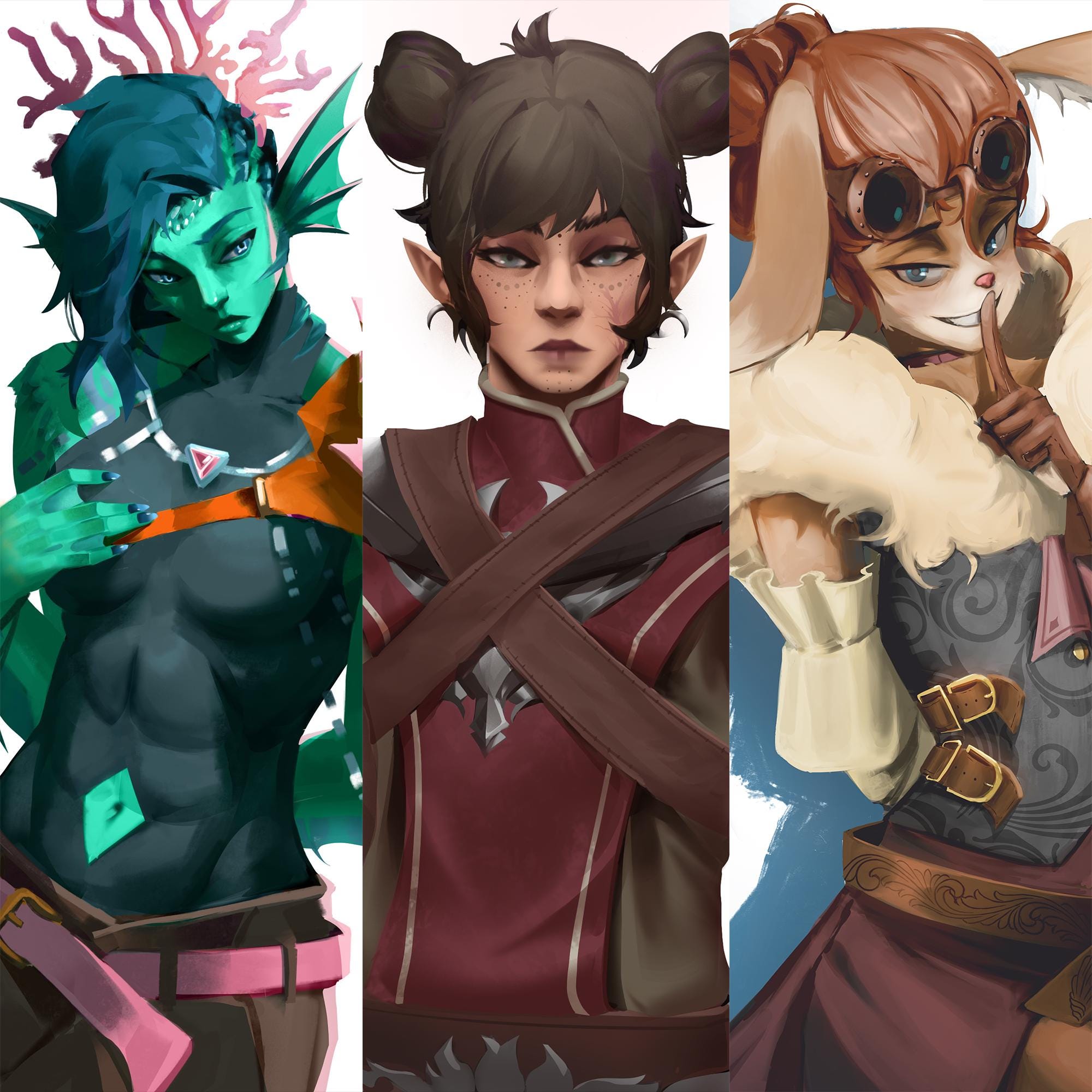 Custom Character Design Commissions and Illustrations (OC, D&D, Fanart, Game, Etc.)