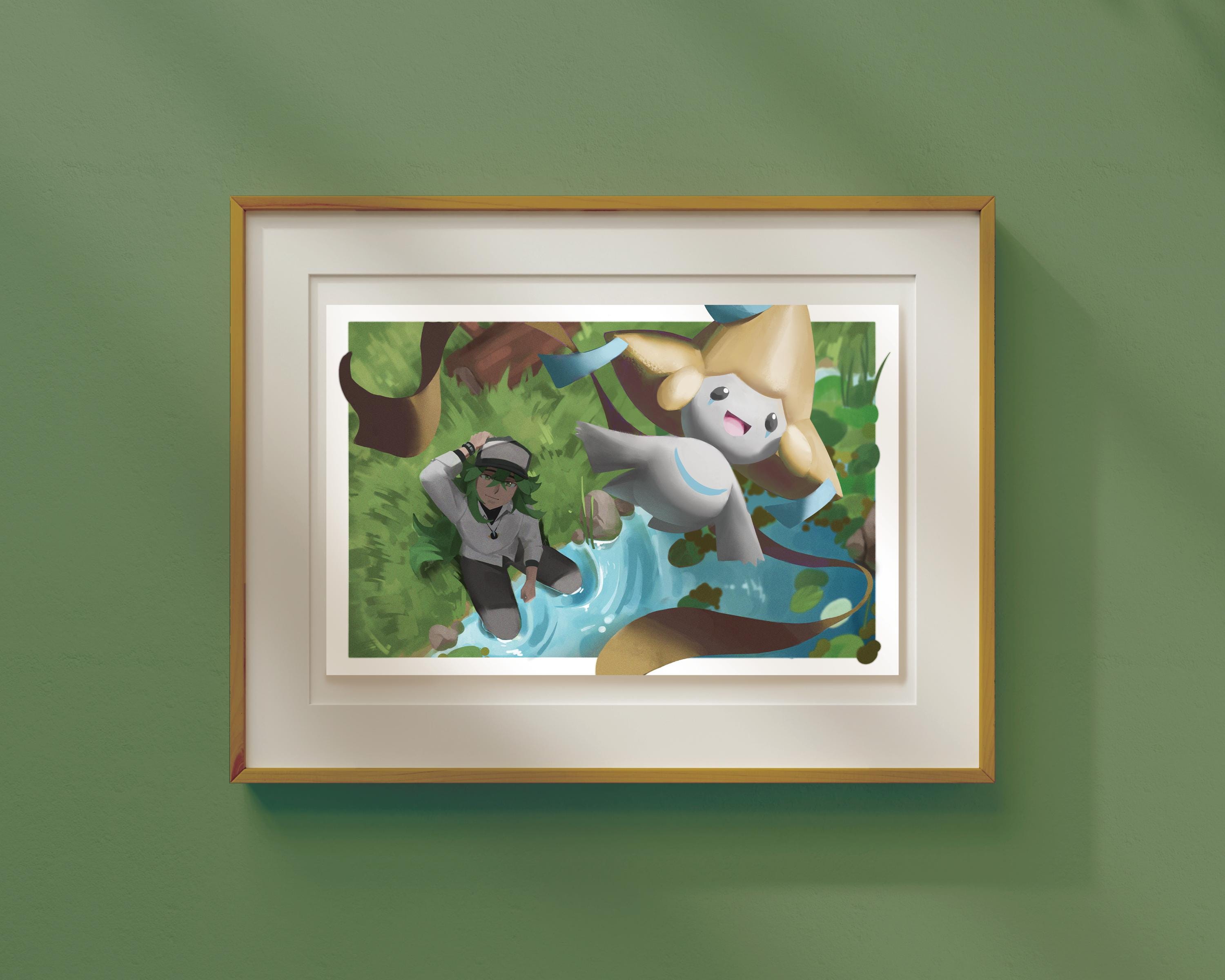 Pokémon Prints | Jirachi & N