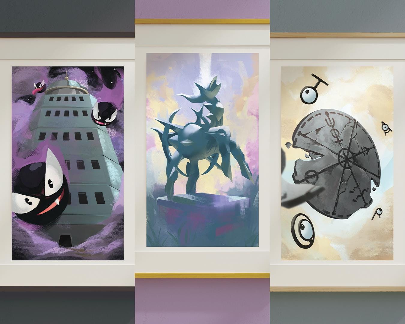 Arcanamon, Pokémon Prints (1st Edition) | Wonder Bundle - Ghastly, Arceus, Unknown