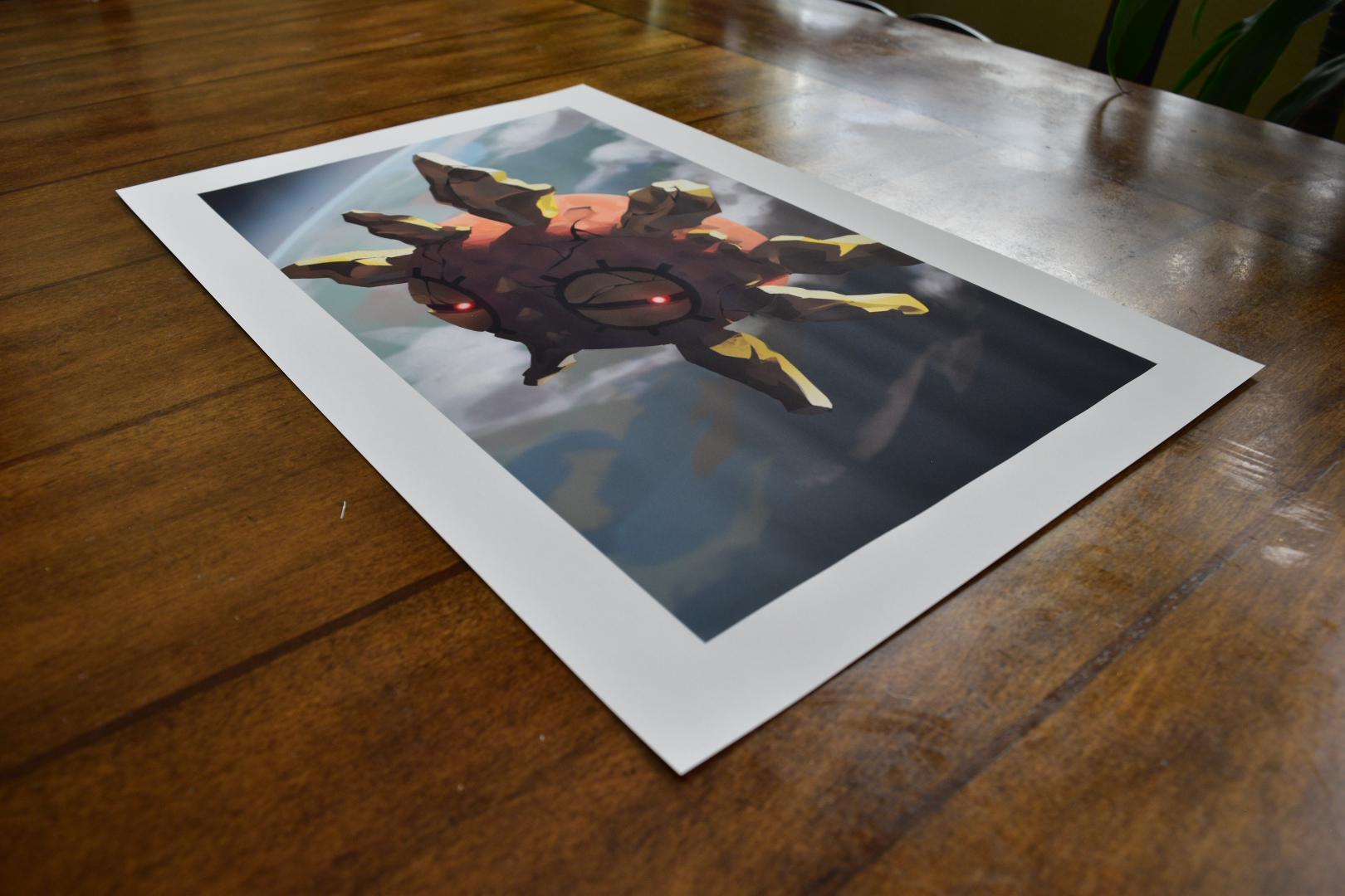 XIX The Sun - Solrock | Arcanamon Major Arcana Print (1st Edition)