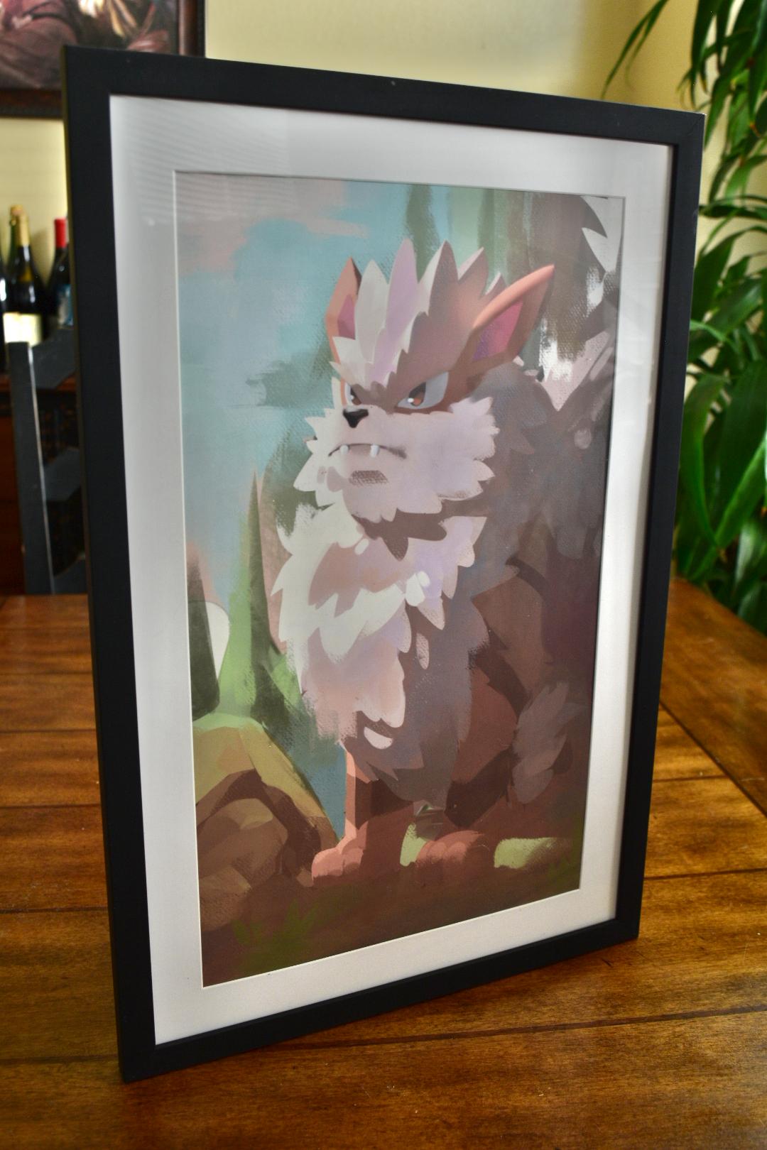 XI Justice - Arcanine | Arcanamon Major Arcana Print (1st Edition)
