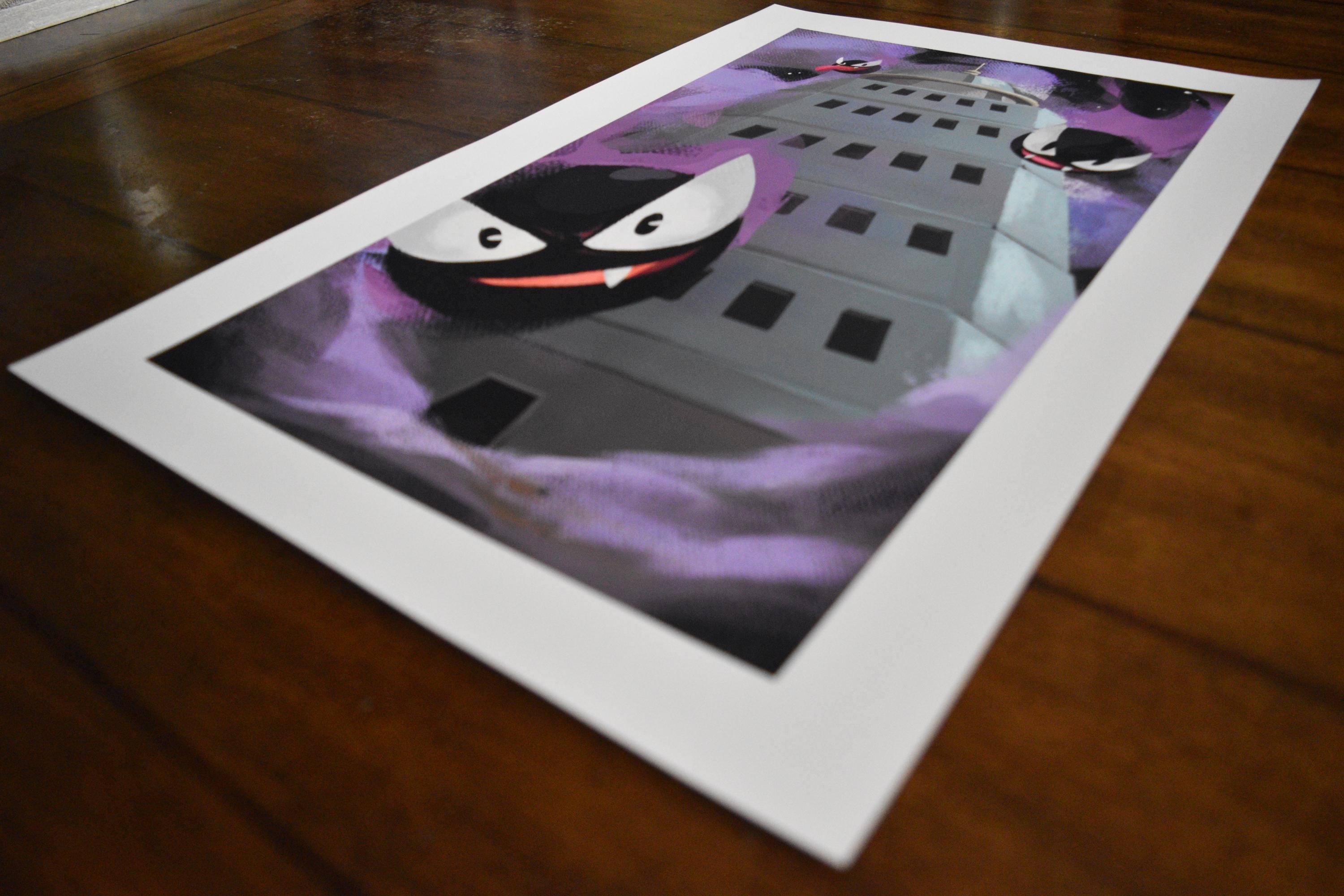 XVI The Tower - Ghastly | Arcanamon Major Arcana Print (1st Edition)