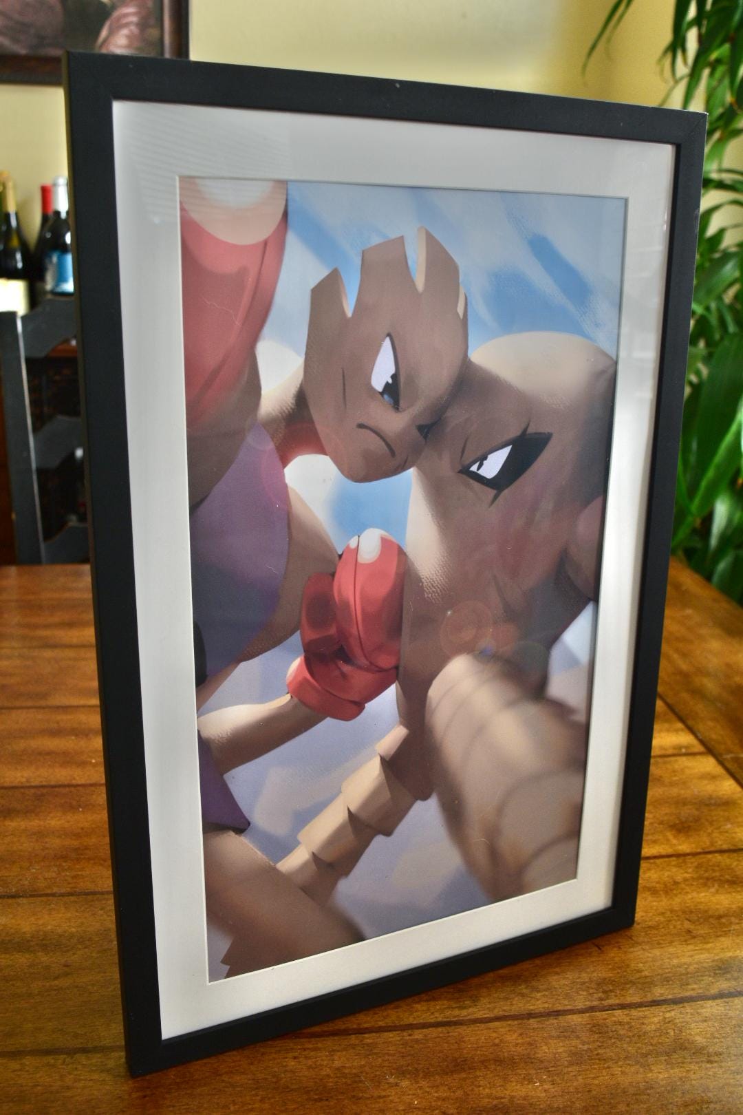 VIII Strength - Hitmonchan & Hitmonlee | Arcanamon Major Arcana Print (1st Edition)