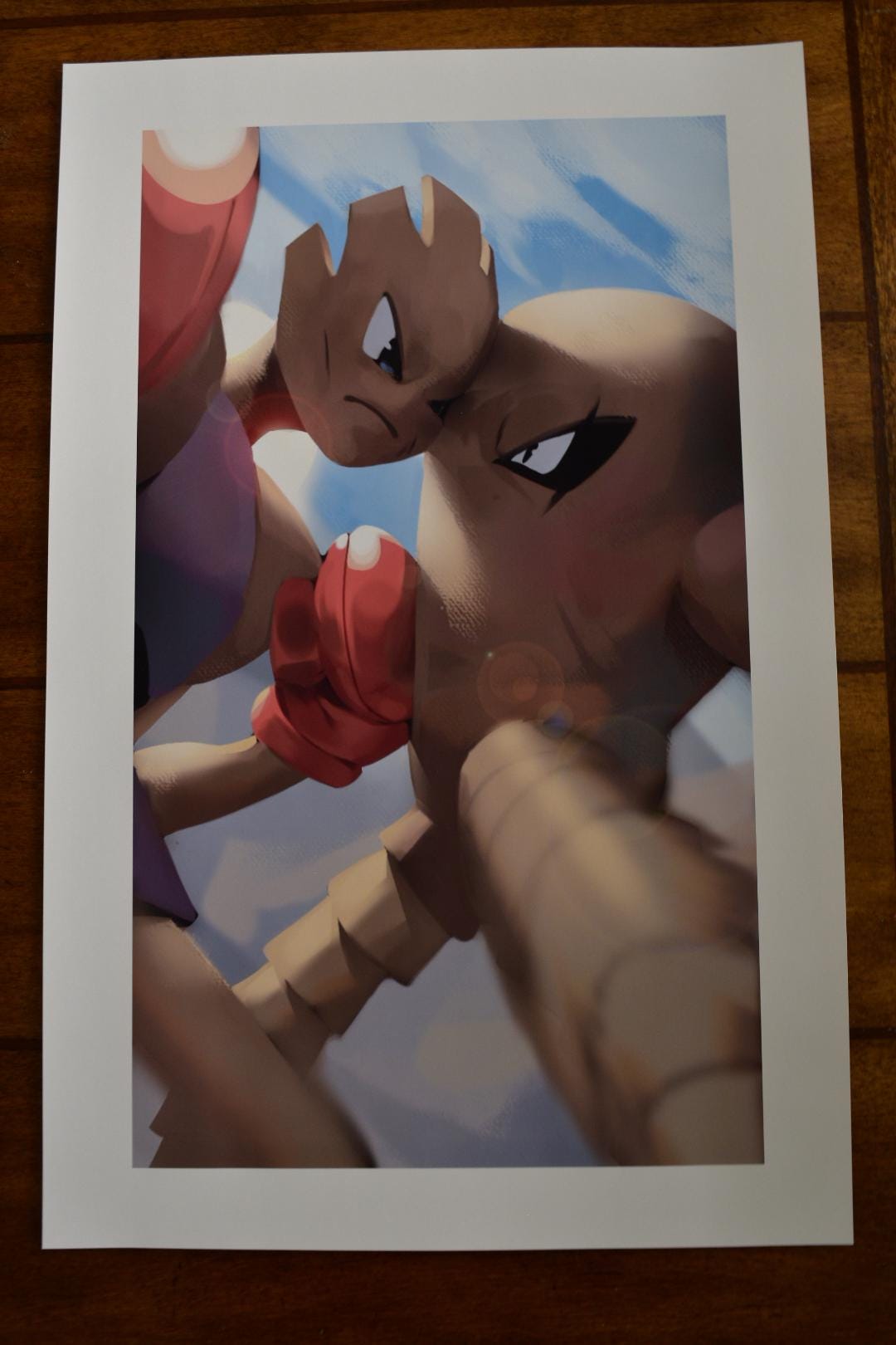 VIII Strength - Hitmonchan & Hitmonlee | Arcanamon Major Arcana Print (1st Edition)