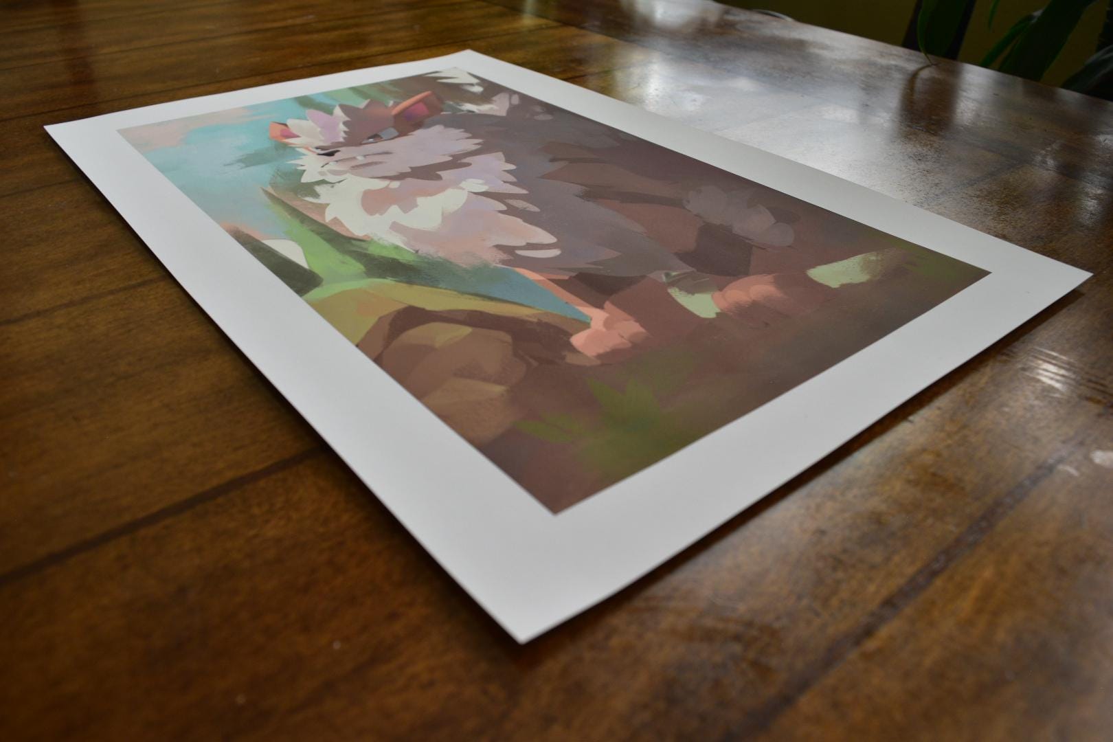 XI Justice - Arcanine | Arcanamon Major Arcana Print (1st Edition)