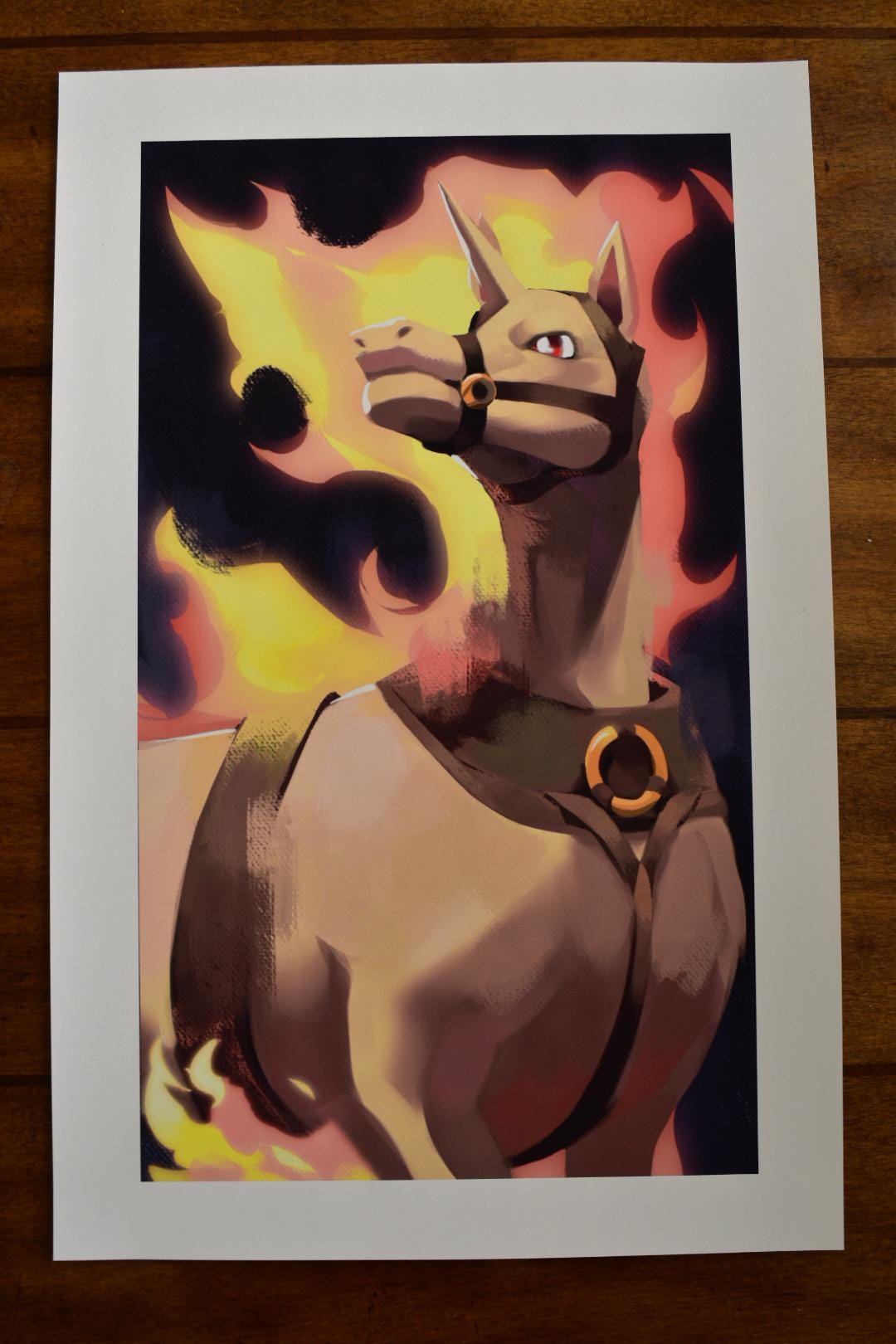 VII The Chariot - Rapidash | Arcanamon Major Arcana Print (1st Edition)