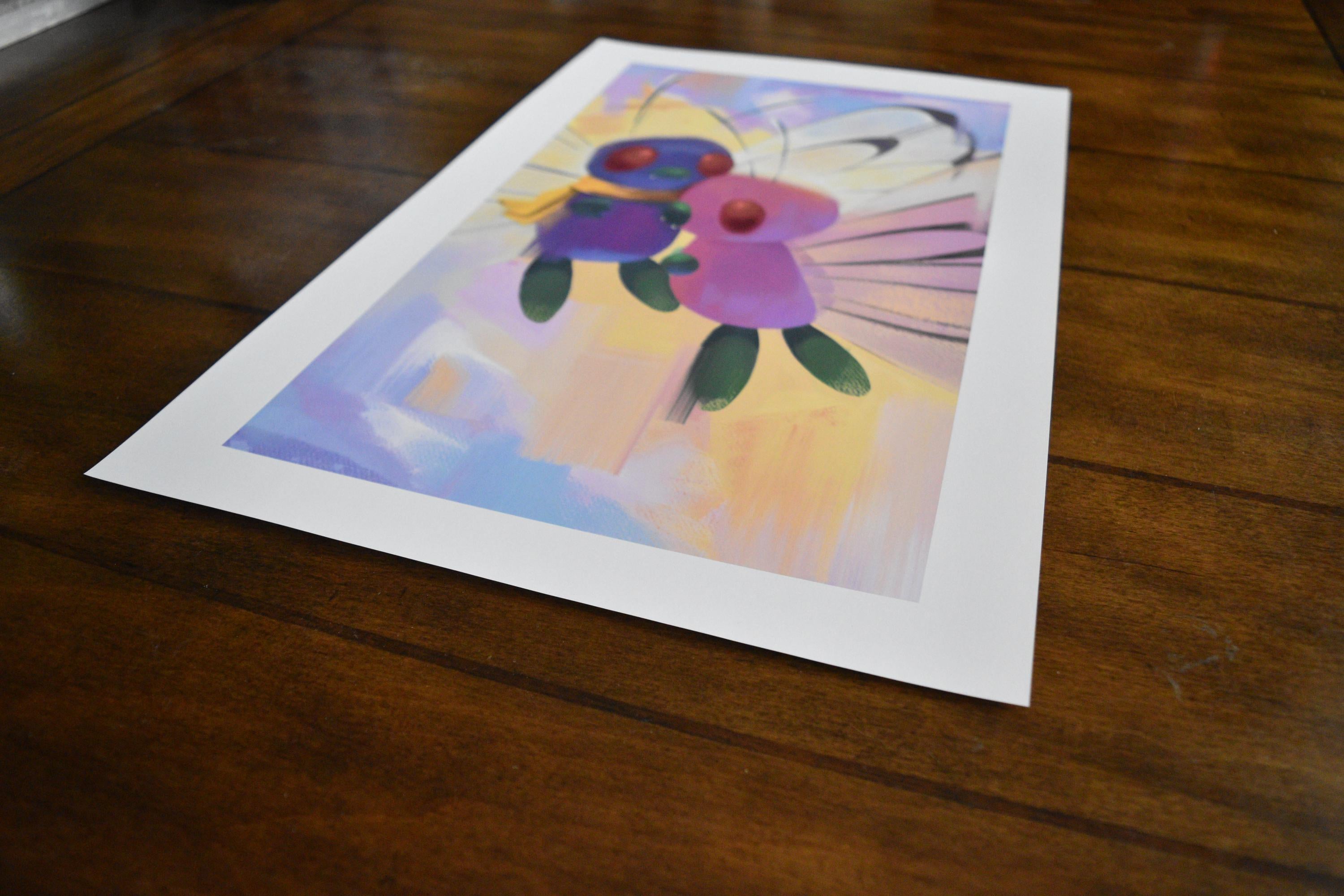 VI The Lovers - Butterfree | Arcanamon Major Arcana Print (1st Edition)