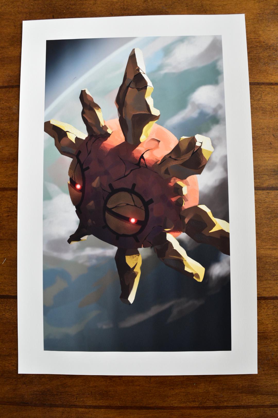 XIX The Sun - Solrock | Arcanamon Major Arcana Print (1st Edition)