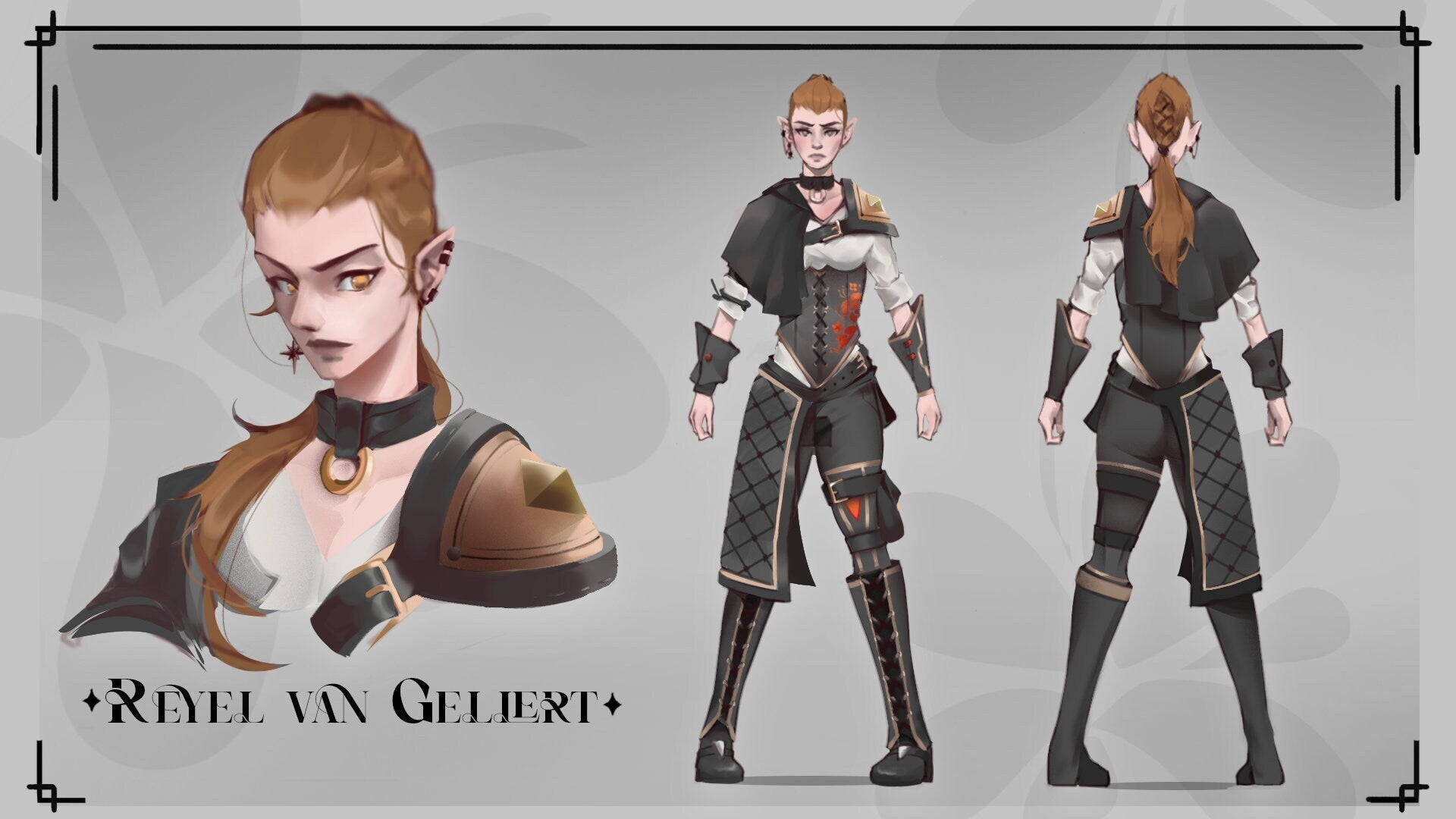 Custom Character Reference Sheet Art Commission