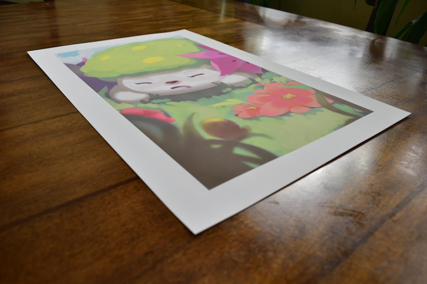 XIV Temperance - Shaymin | Arcanamon Major Arcana Print (1st Edition)