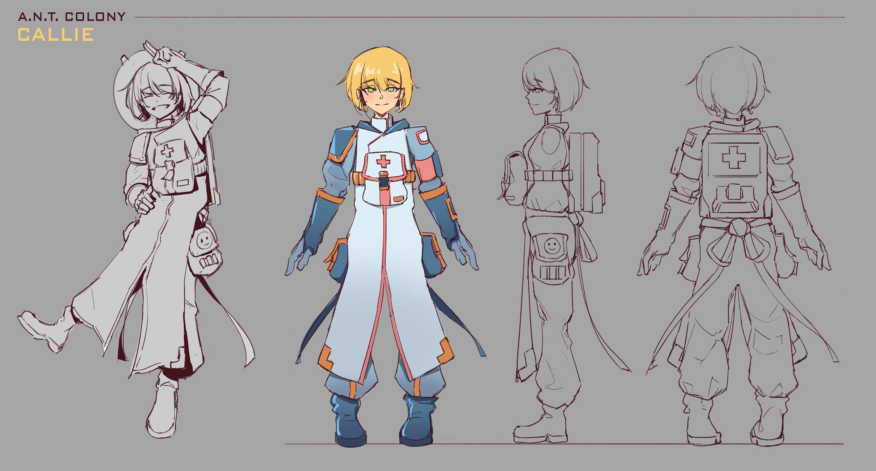 Custom Character Reference Sheet Art Commission