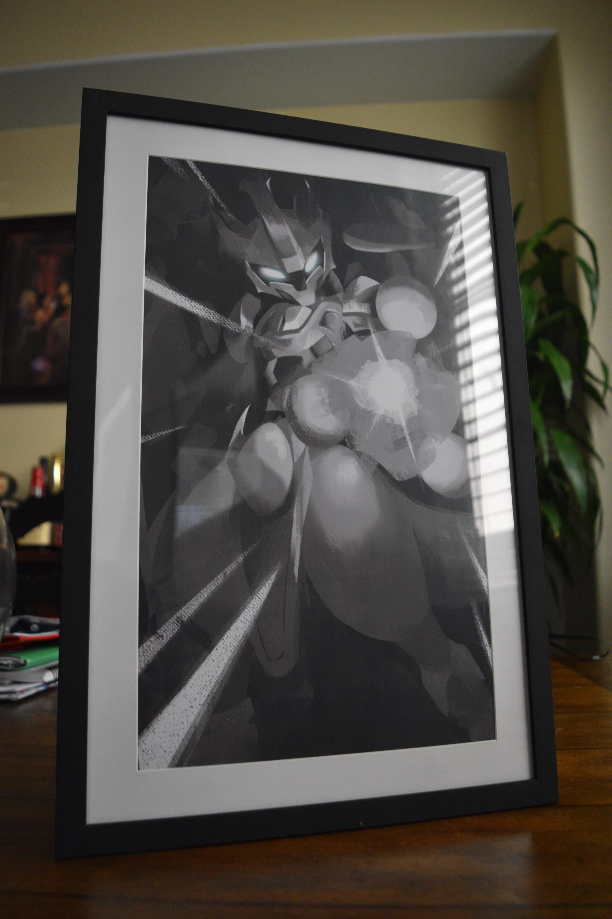 IV The Emperor - Mewtwo | Arcanamon Major Arcana Print (1st Edition)