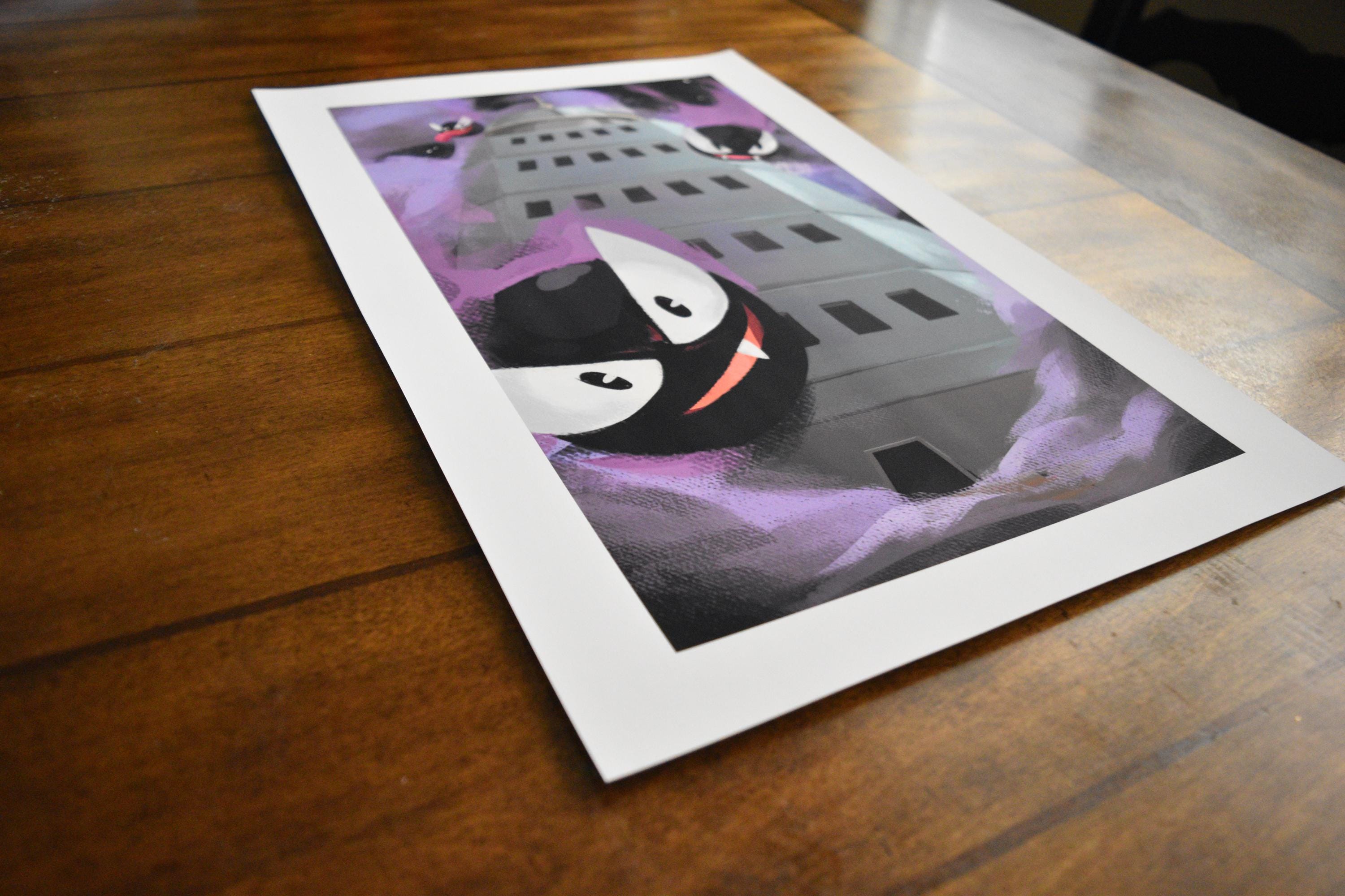 XVI The Tower - Ghastly | Arcanamon Major Arcana Print (1st Edition)