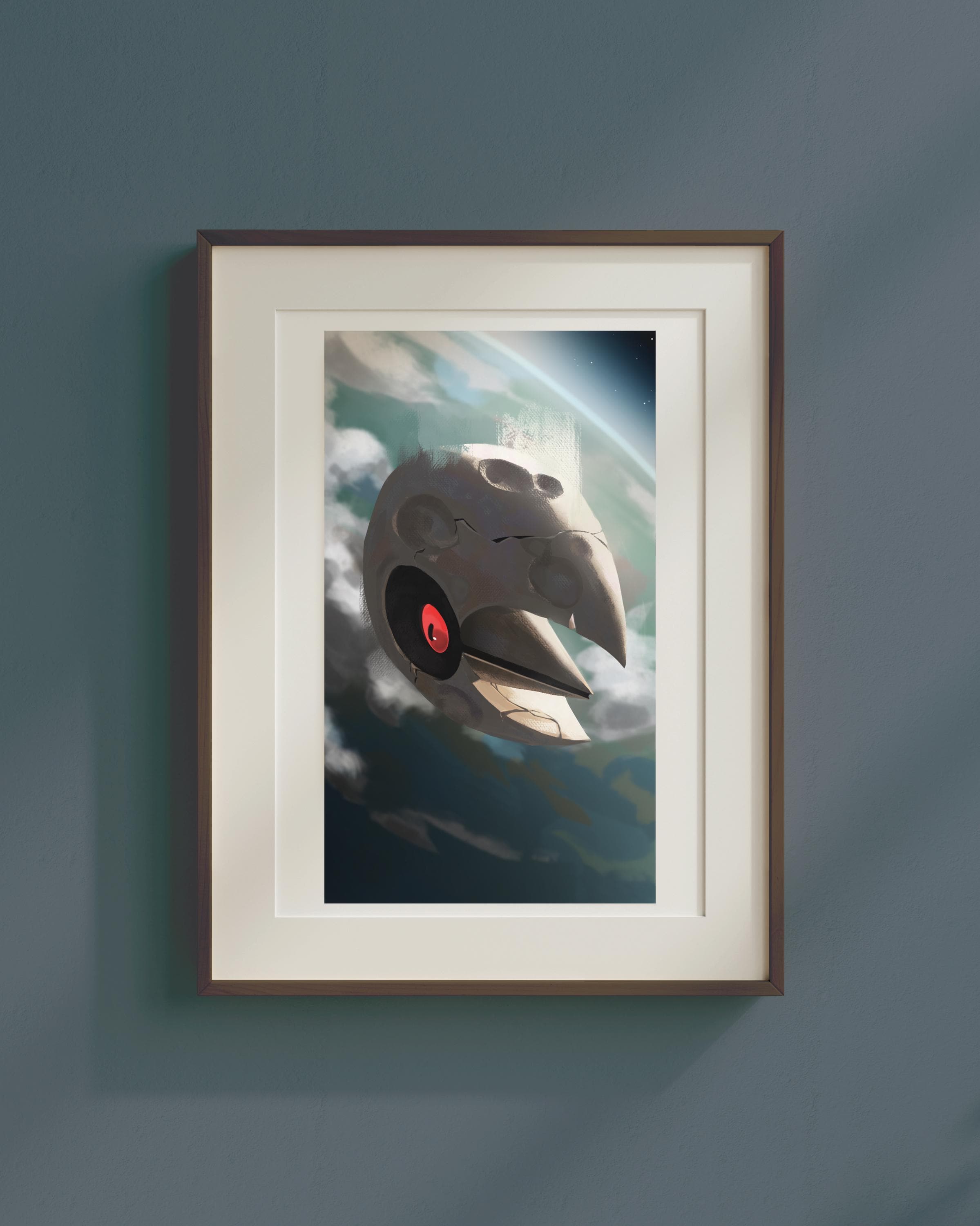 XVIII The Moon - Lunatone | Arcanamon Major Arcana Print (1st Edition)