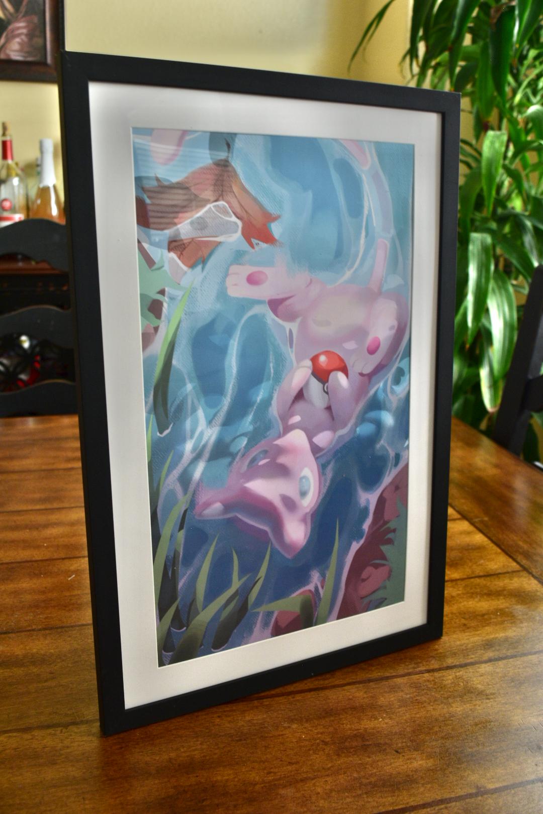 III The Emperess - Mew | Arcanamon Major Arcana Print (1st Edition)