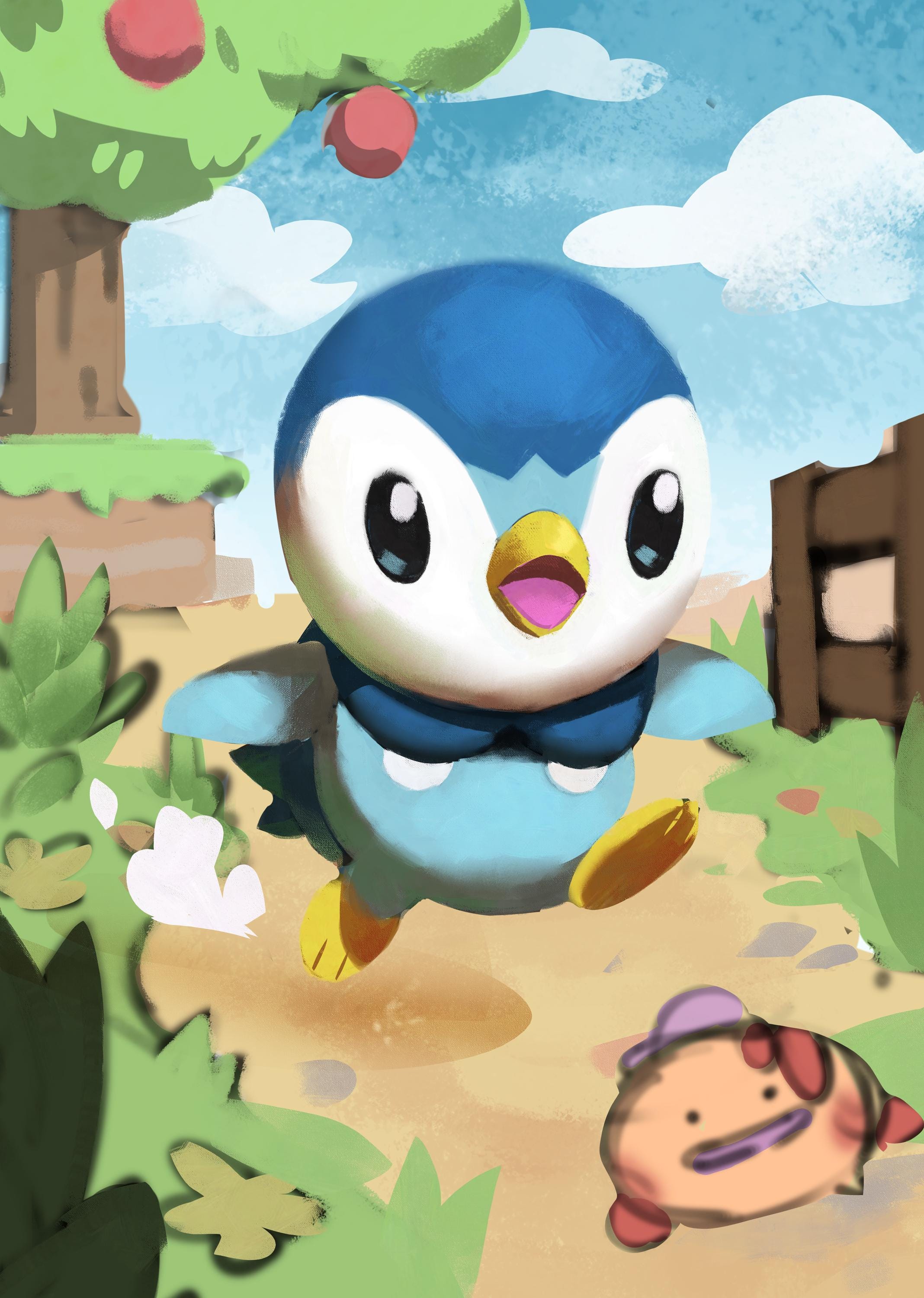 Pokémon Prints | Piplup "I've Got This!"