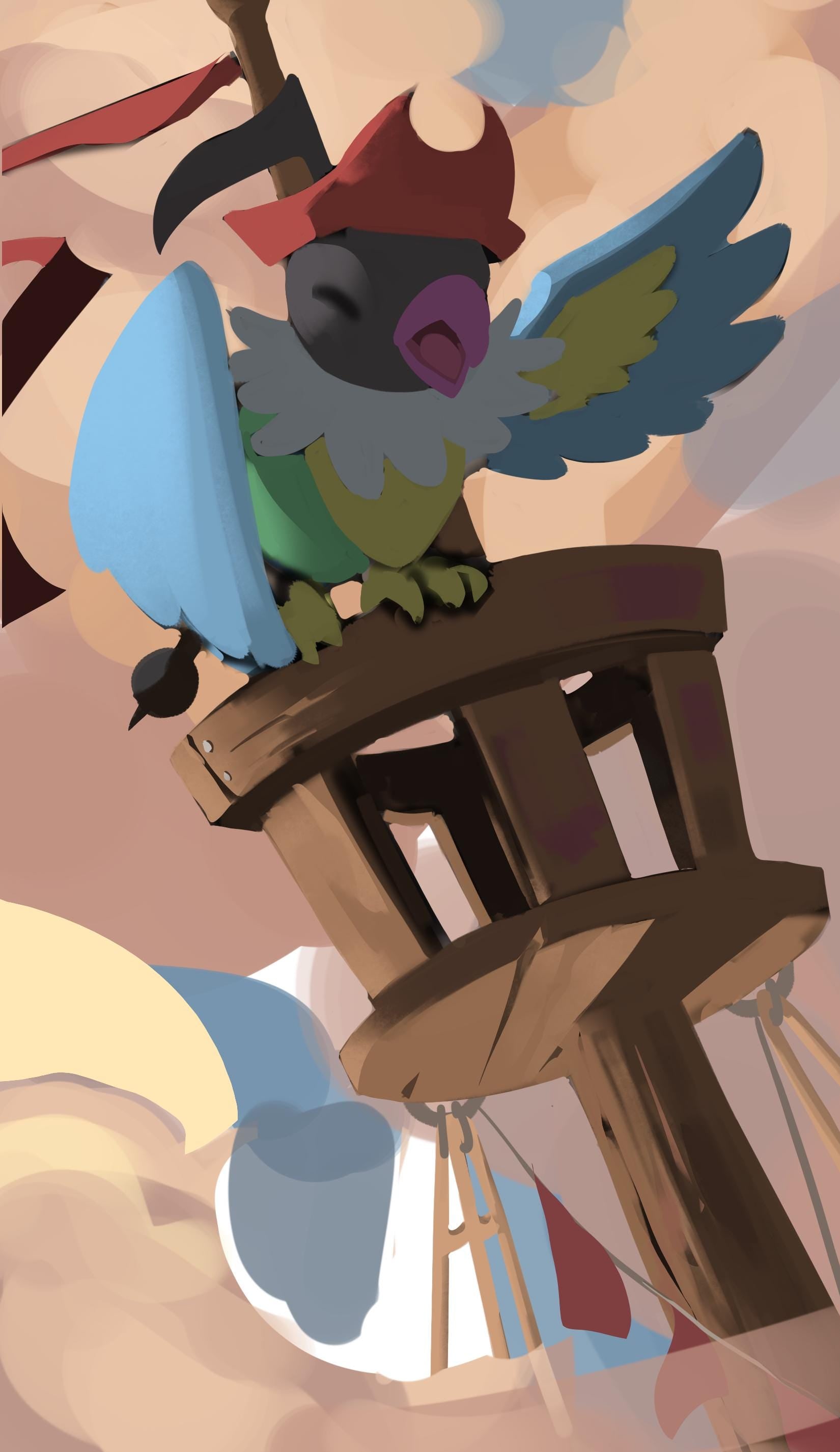 Pokémon Prints | Pirate Chatot
