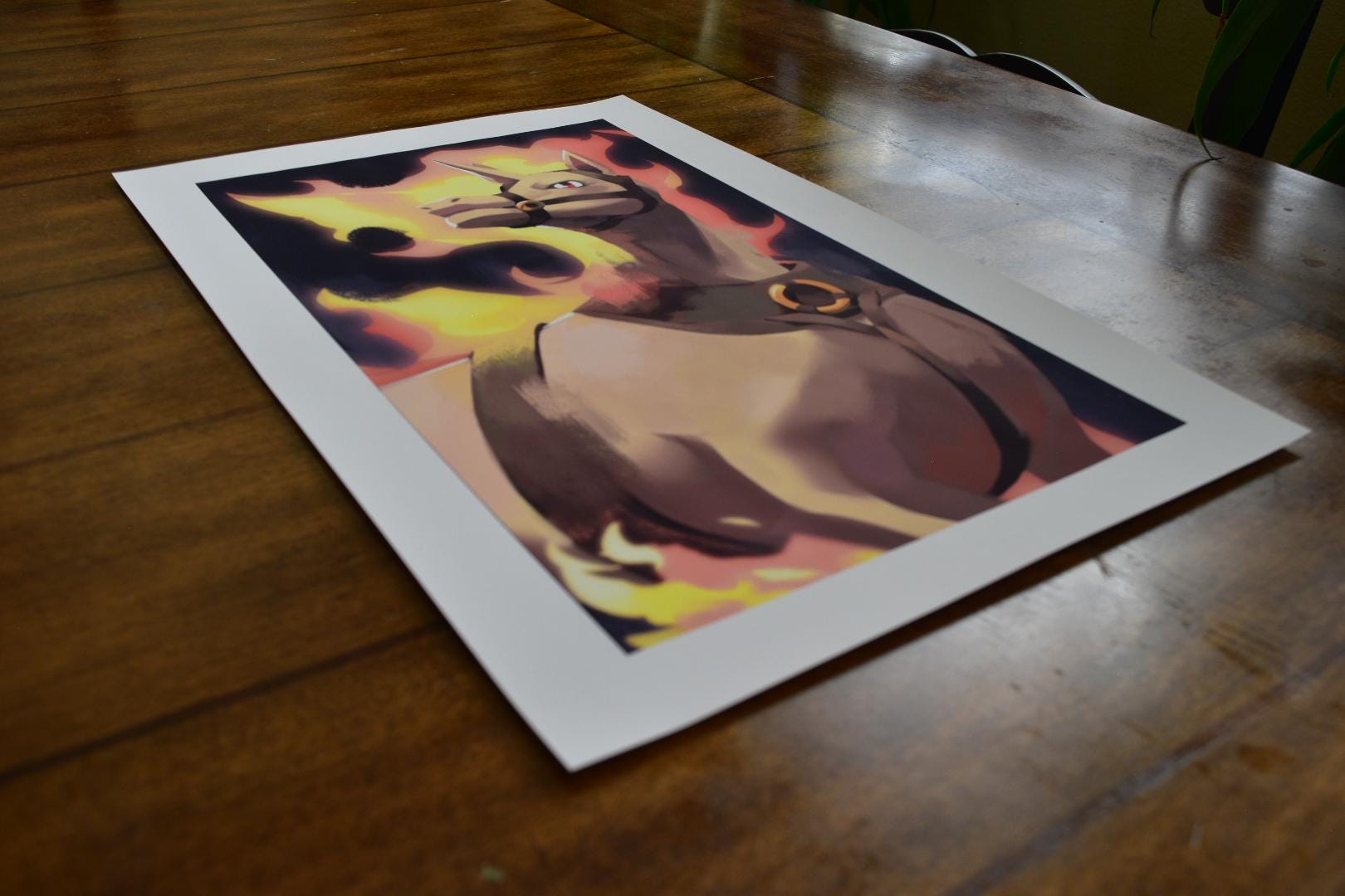 VII The Chariot - Rapidash | Arcanamon Major Arcana Print (1st Edition)