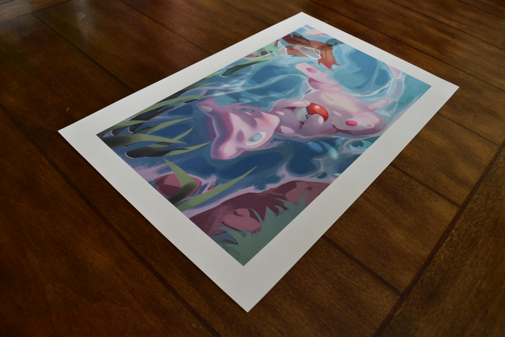 III The Emperess - Mew | Arcanamon Major Arcana Print (1st Edition)