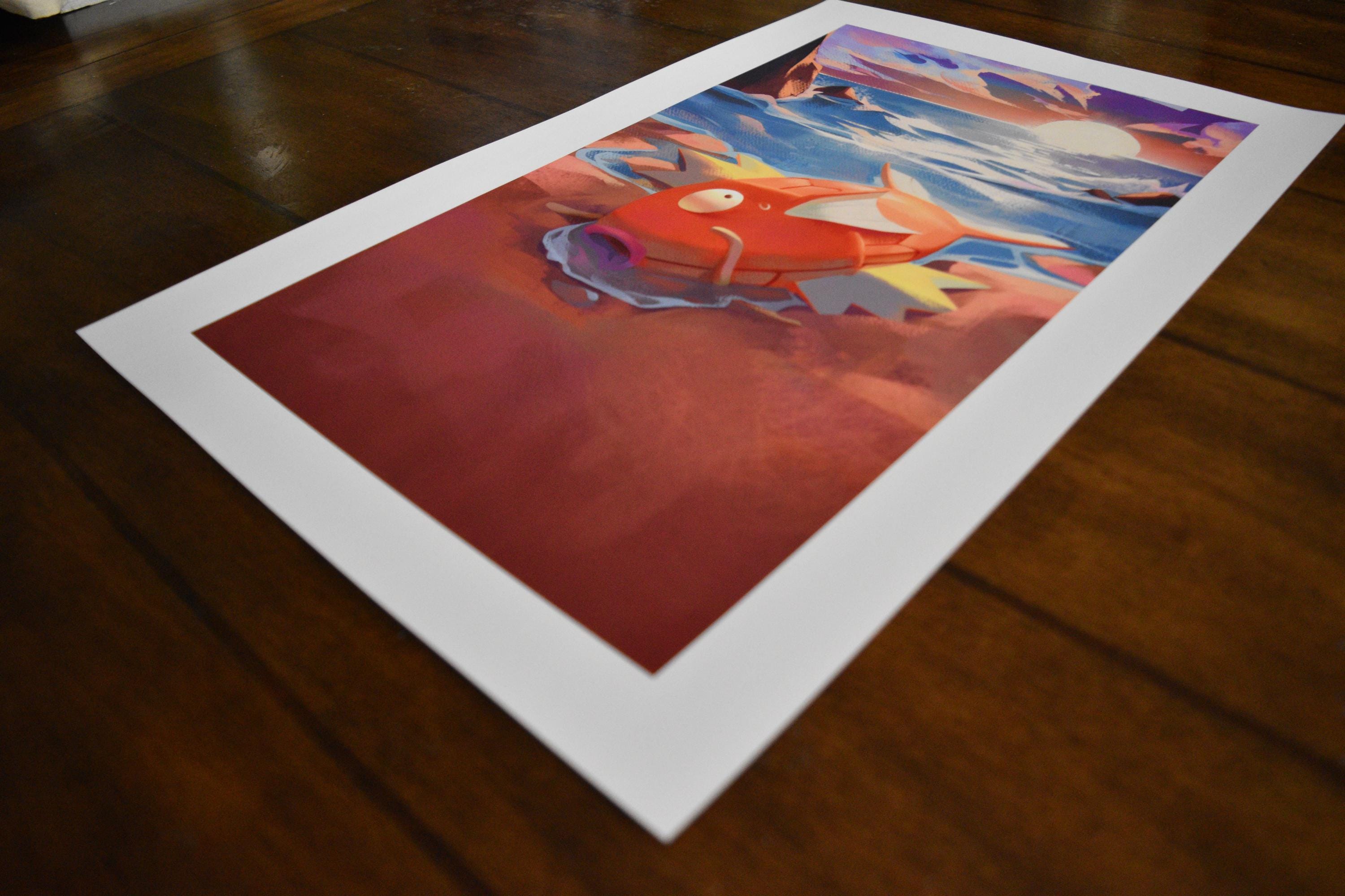 0 The Fool - Magikarp | Arcanamon Major Arcana Print (1st Edition)