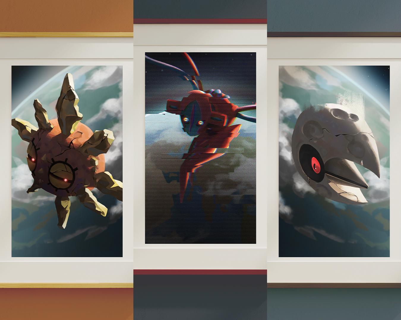 Arcanamon, Pokémon Prints (1st Edition) | Galactic Bundle - Deoxys, Lunatone, Solrock