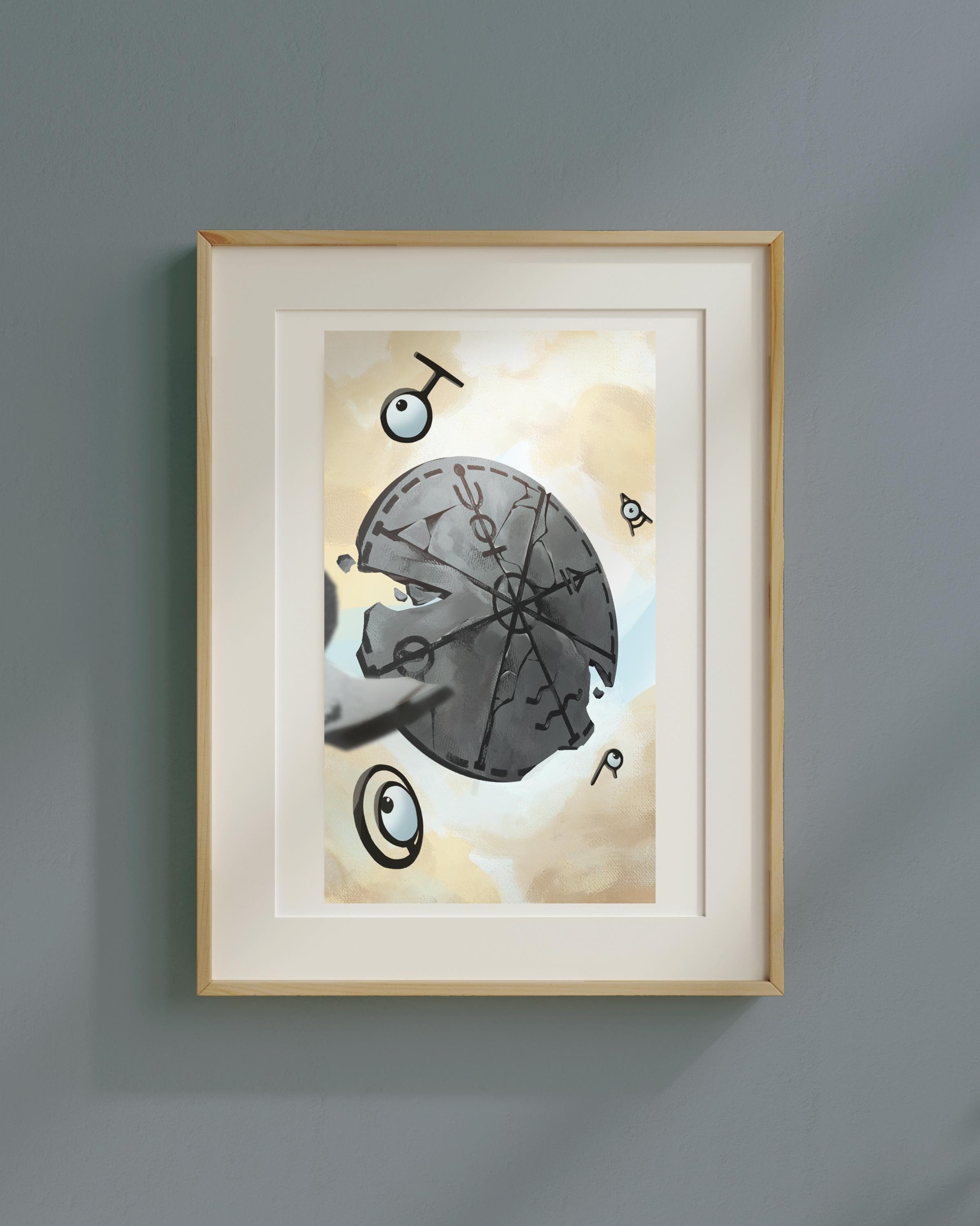 X Wheel of Fortune - Unknown | Arcanamon Major Arcana Print (1st Edition)