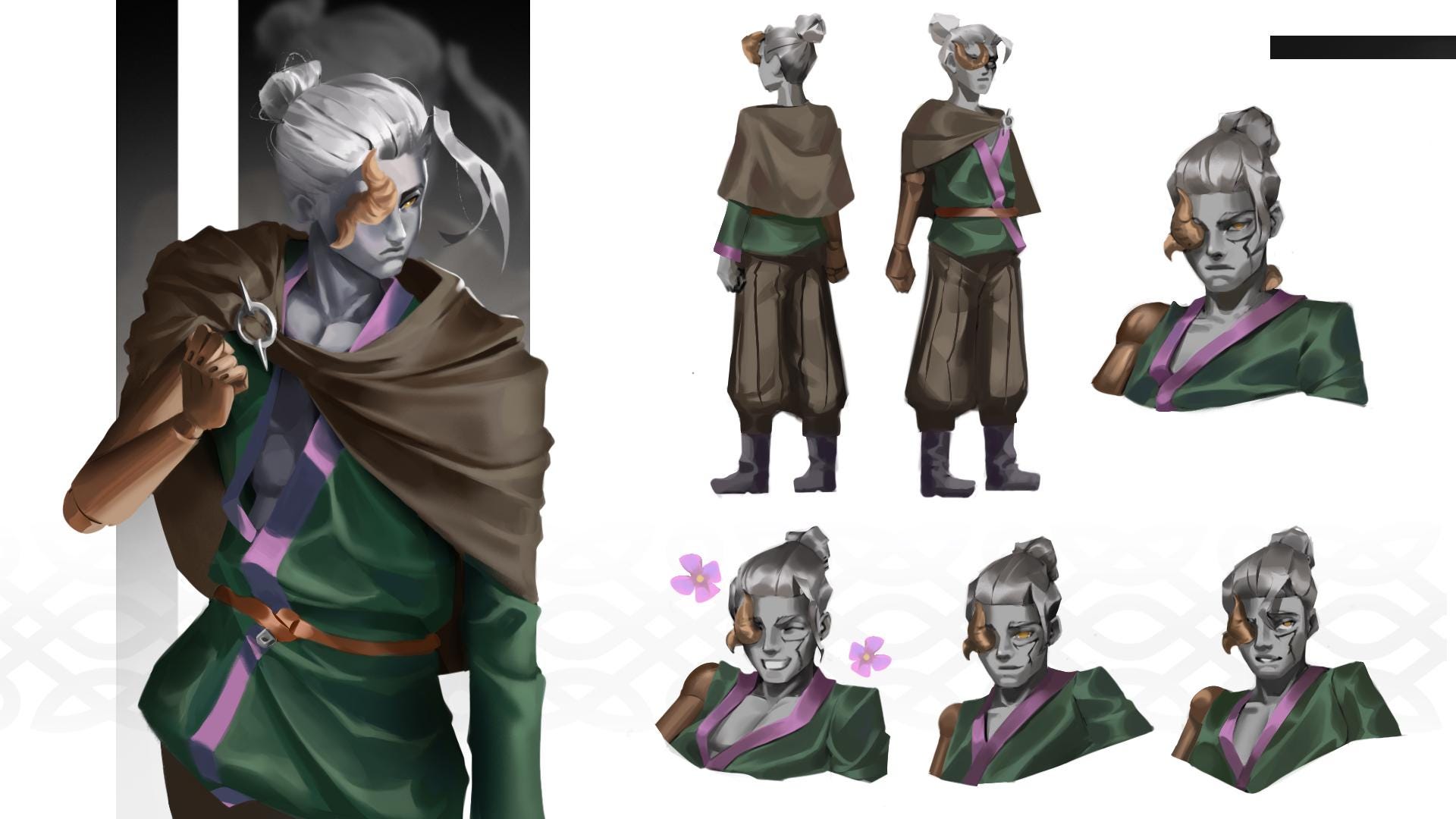 Custom Character Reference Sheet Art Commission