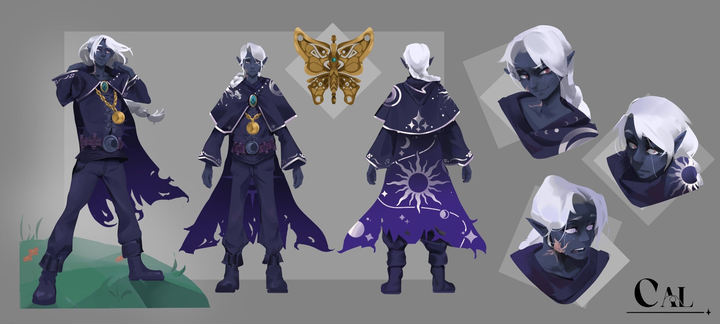 Custom Character Reference Sheet Art Commission