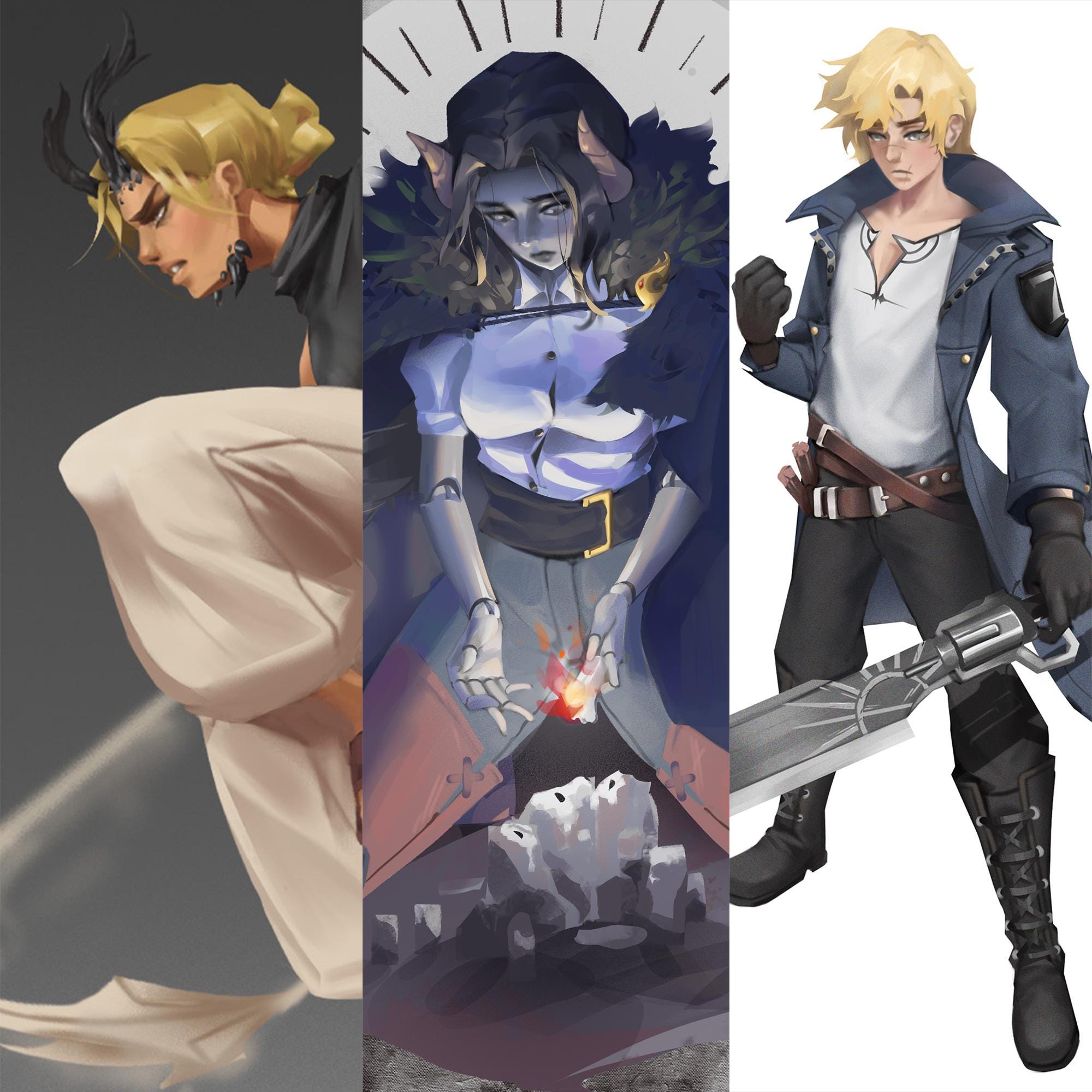 Custom Character Design Commissions and Illustrations (OC, D&D, Fanart, Game, Etc.)