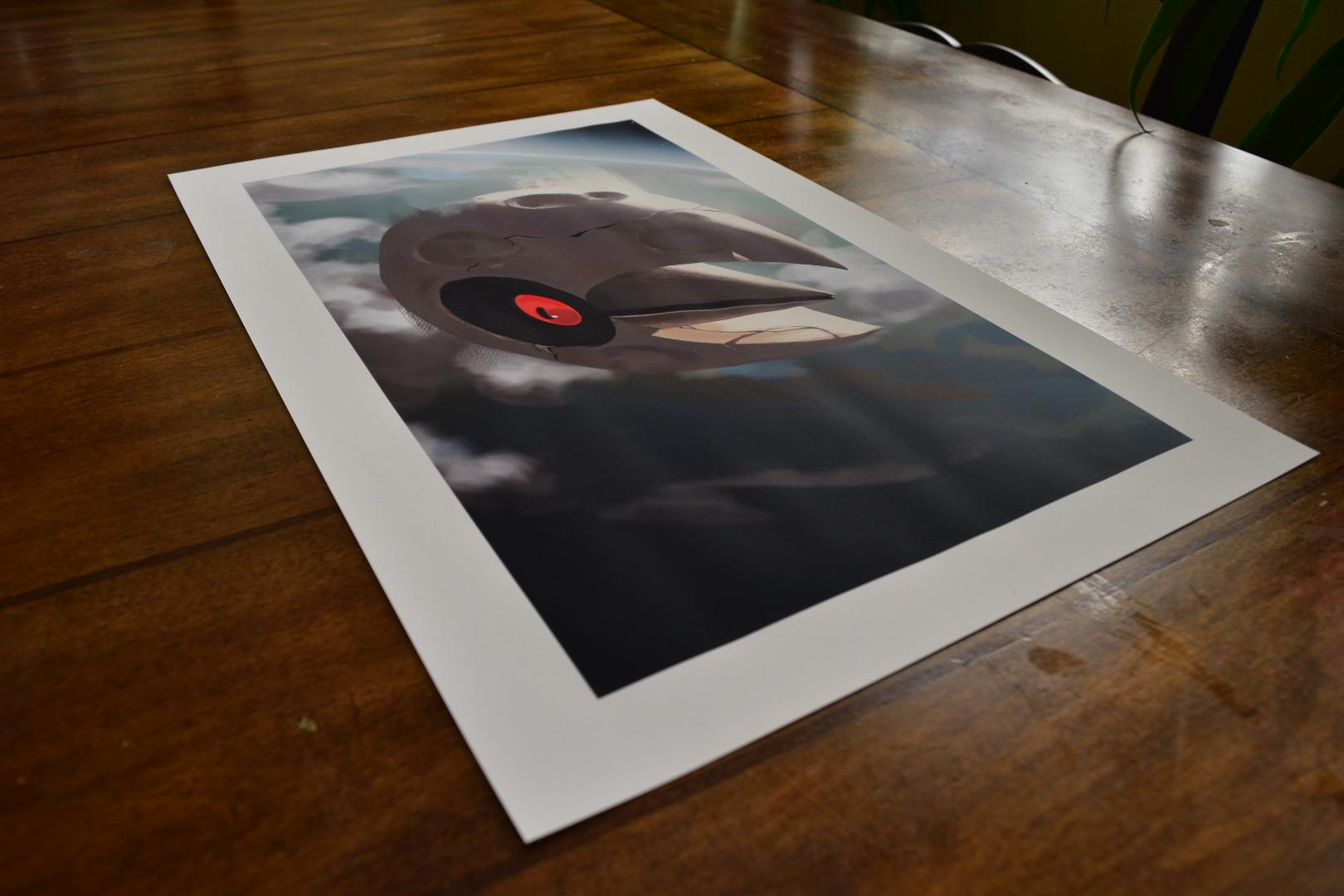 XVIII The Moon - Lunatone | Arcanamon Major Arcana Print (1st Edition)