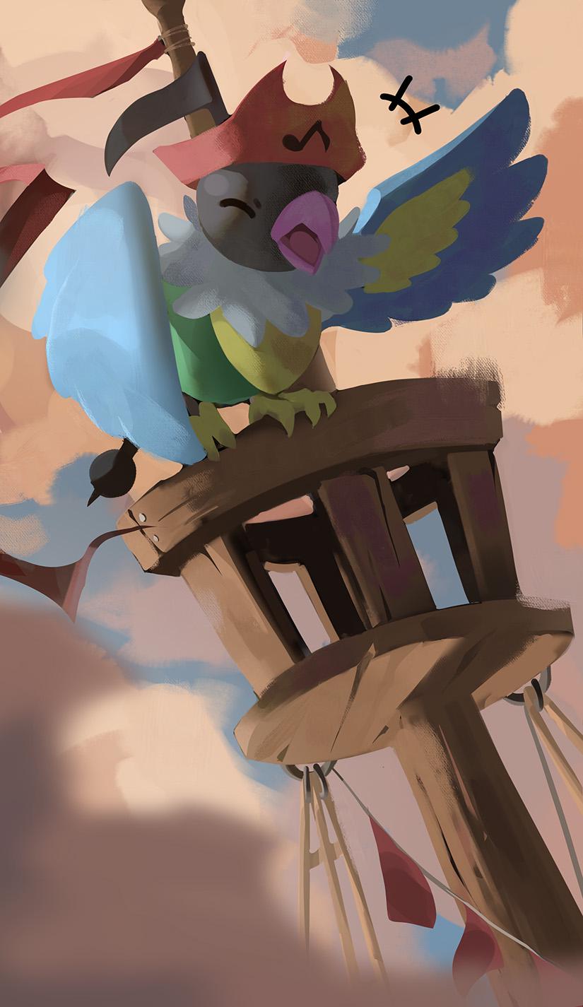 Pokémon Prints | Pirate Chatot